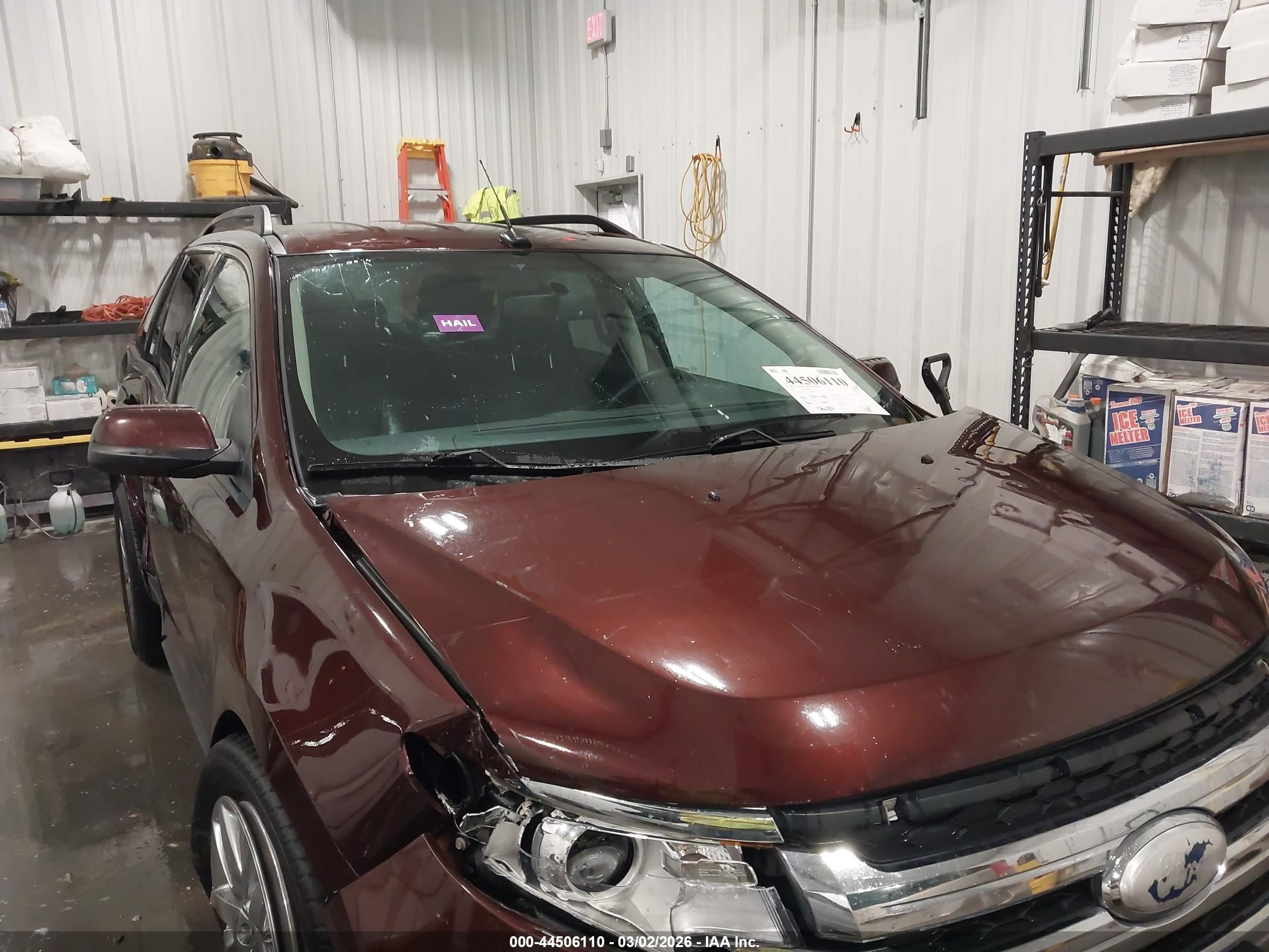 2012 Ford Edge Sel Темно-бордовый vin: 2FMDK4JC5CBA69826