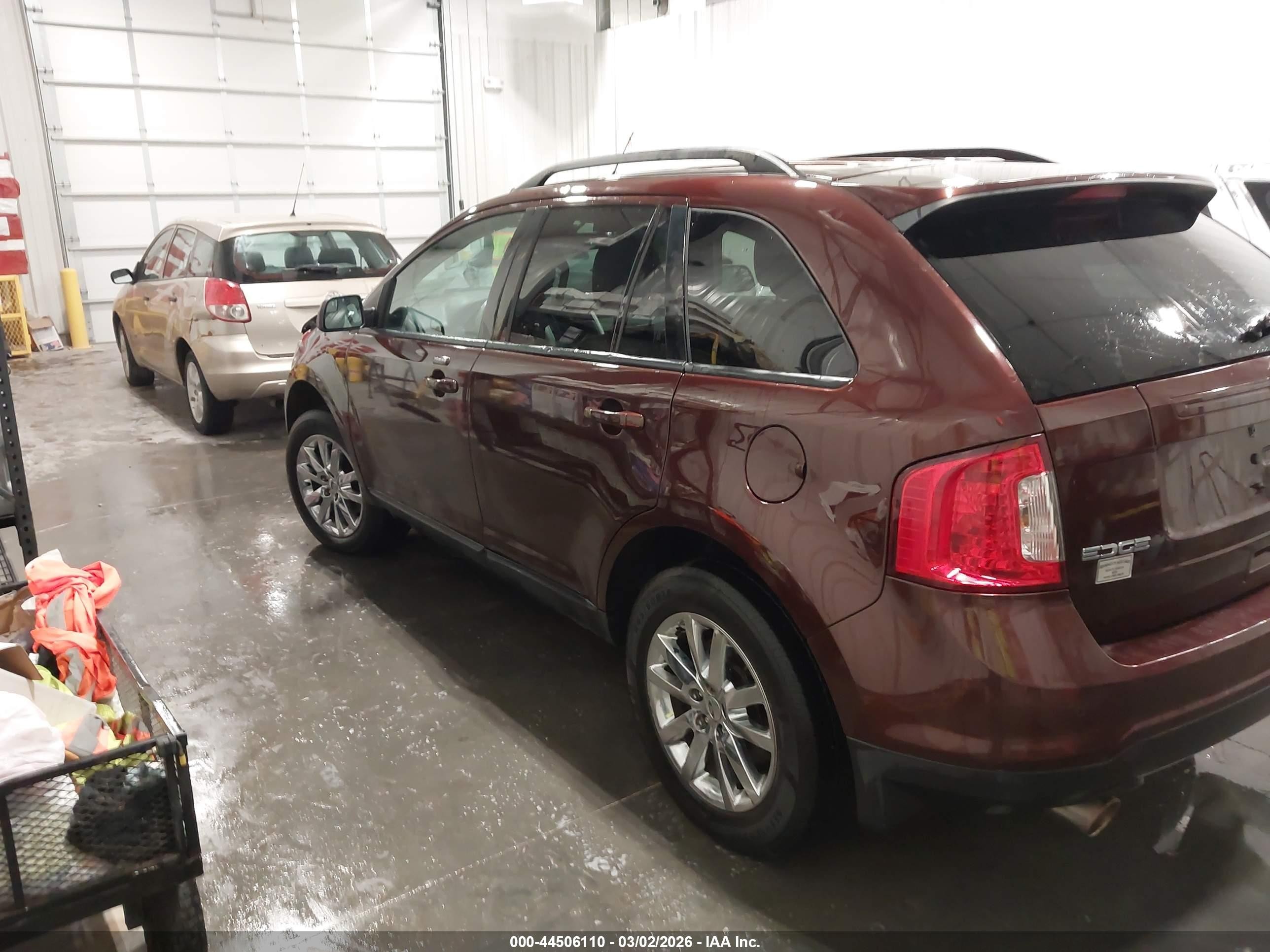 2012 Ford Edge Sel Темно-бордовый vin: 2FMDK4JC5CBA69826