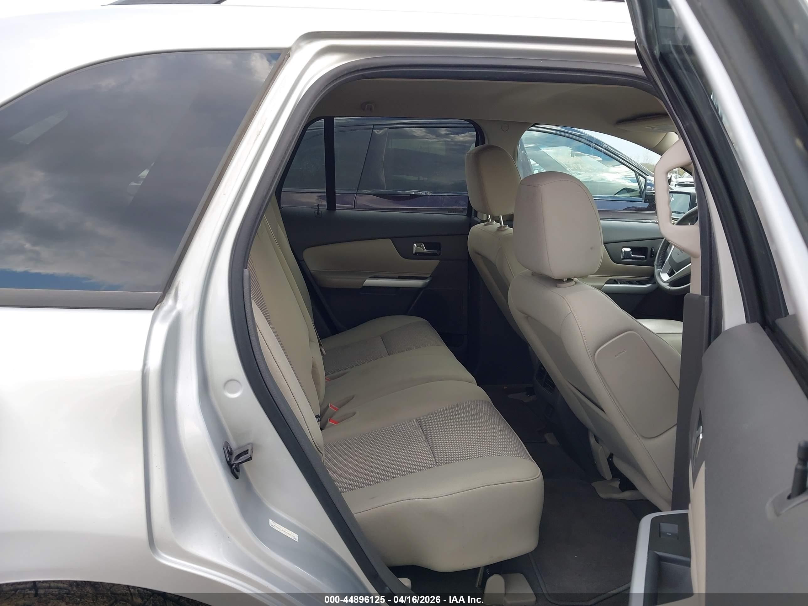 2012 Ford Edge Sel Silver vin: 2FMDK4JC5CBA89543