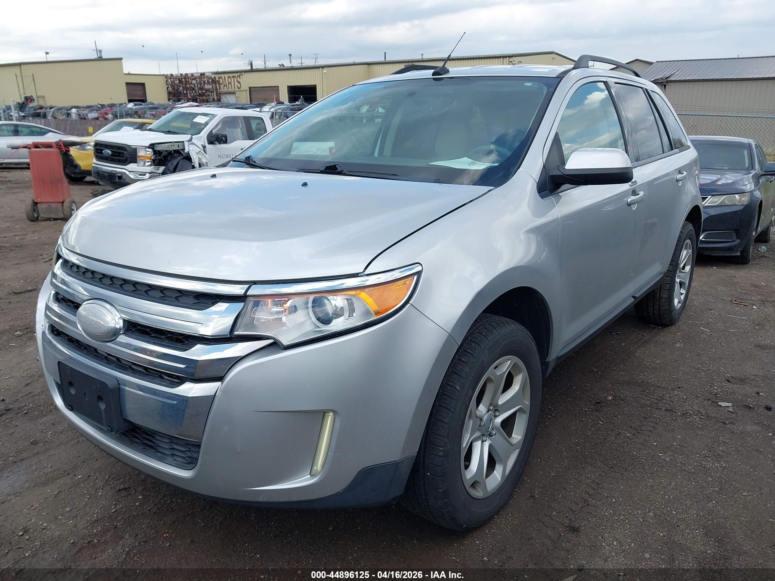 2012 Ford Edge Sel Silver vin: 2FMDK4JC5CBA89543