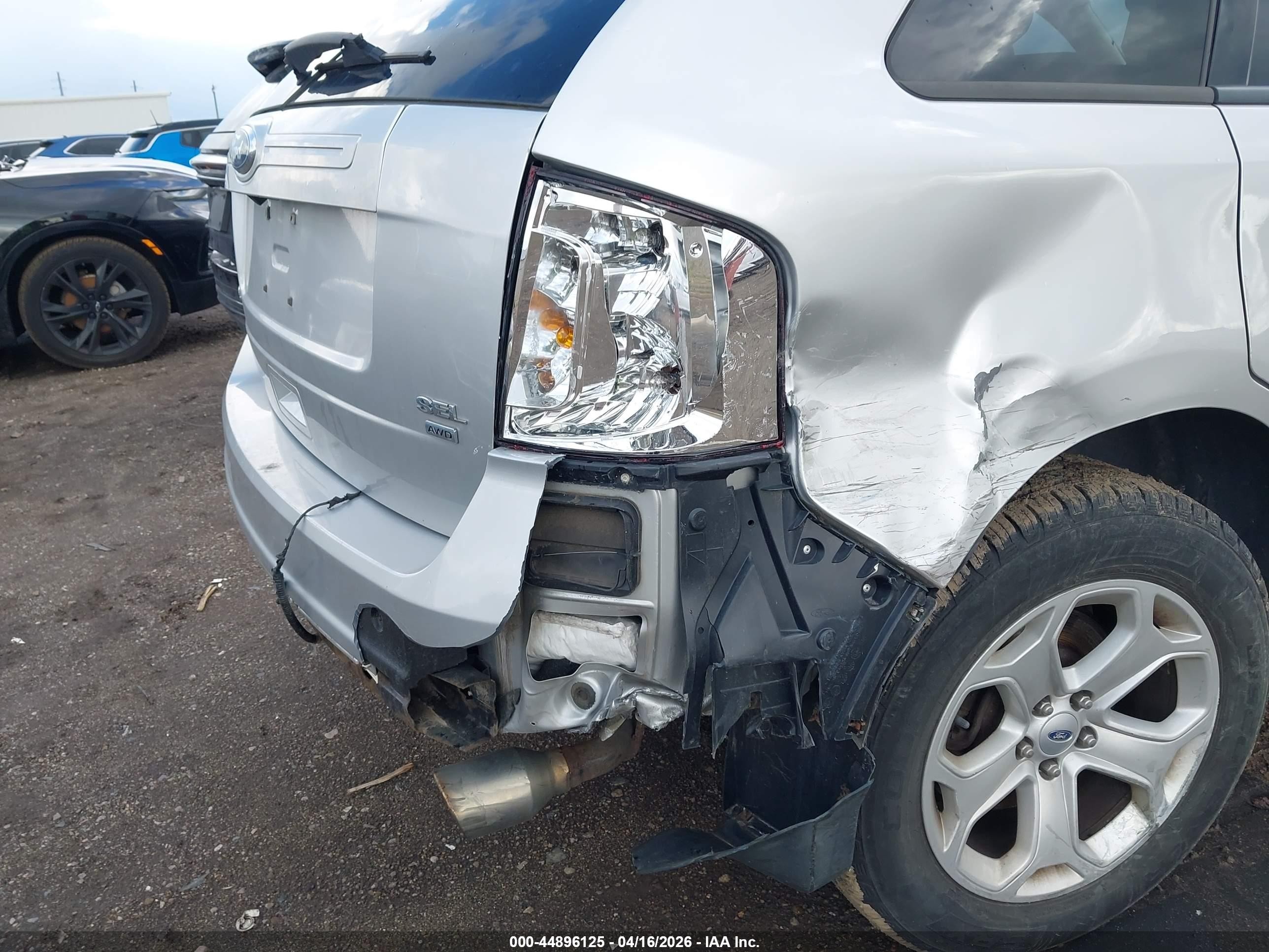 2012 Ford Edge Sel Silver vin: 2FMDK4JC5CBA89543