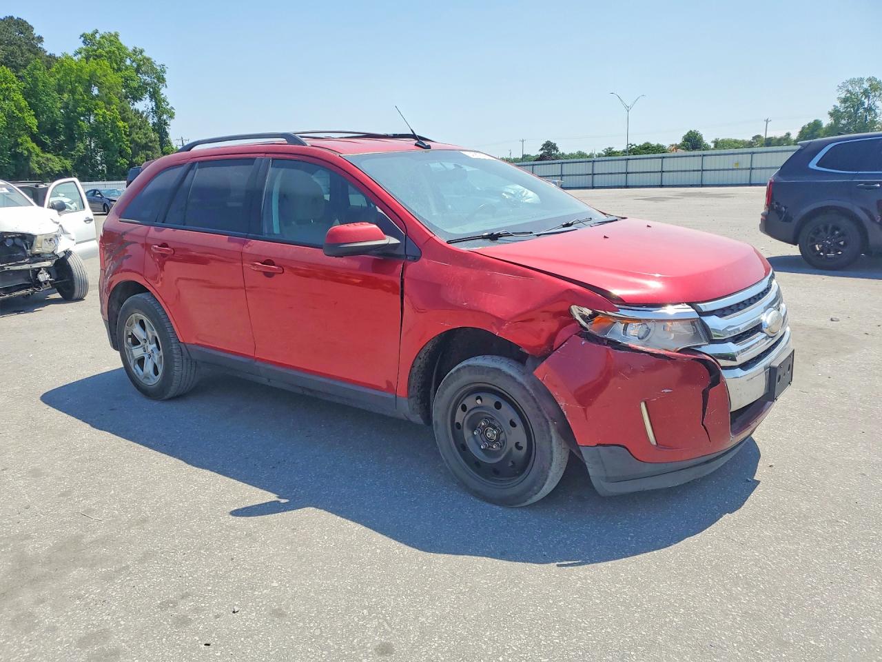 2012 Ford Edge Sel Burgundy vin: 2FMDK4JC5CBA94161