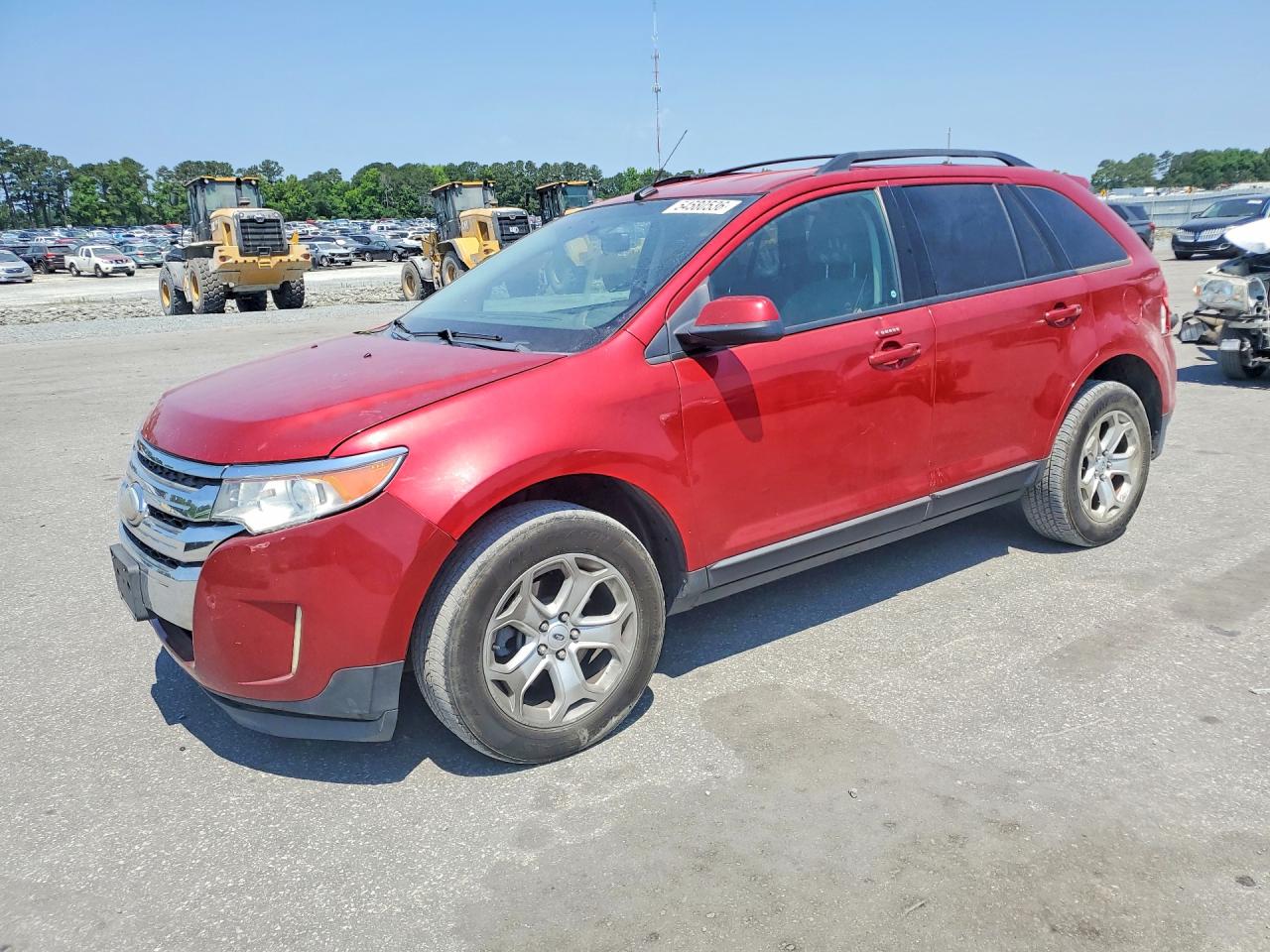 2012 Ford Edge Sel Burgundy vin: 2FMDK4JC5CBA94161