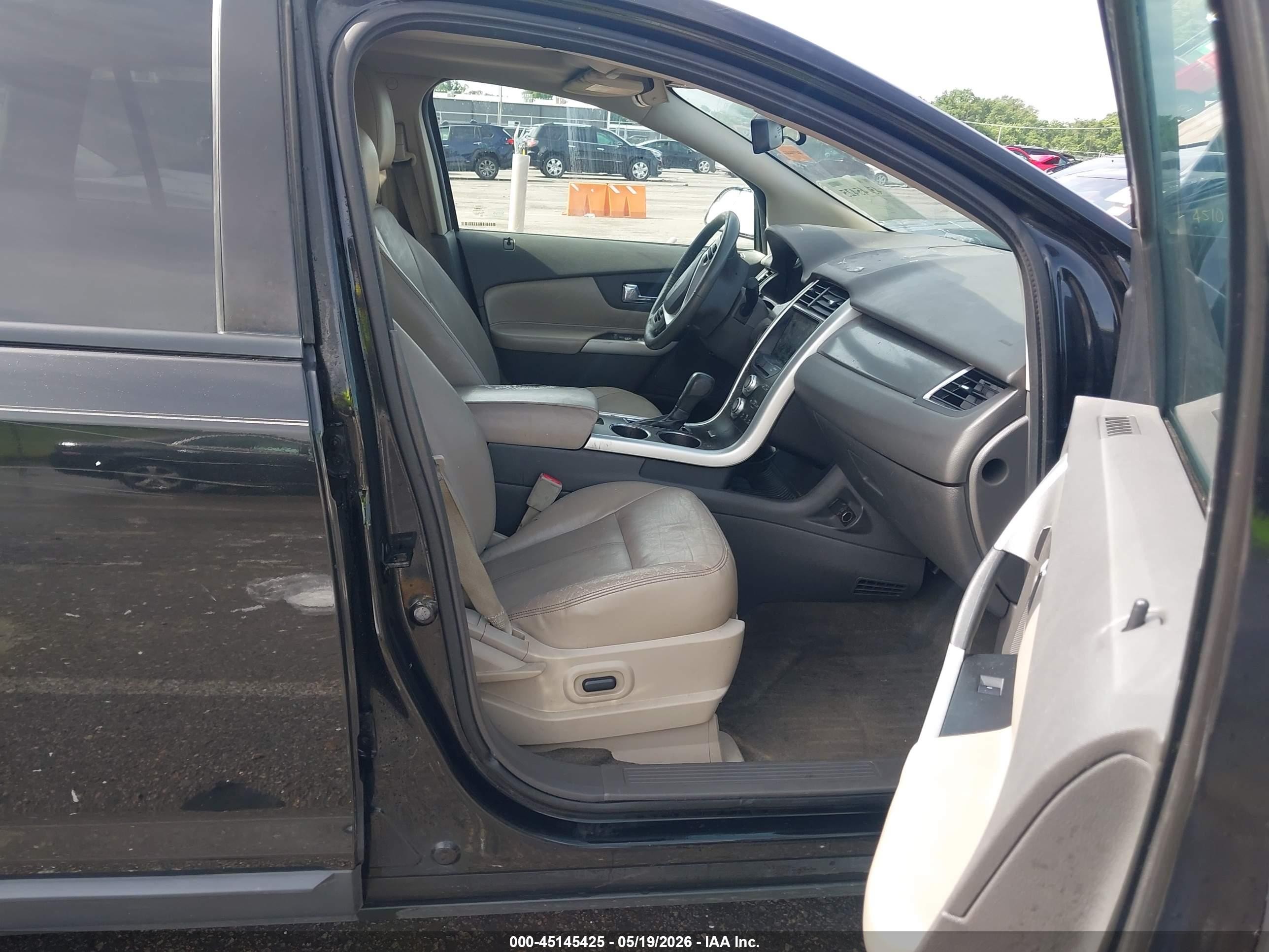 2012 Ford Edge Sel Black vin: 2FMDK4JC5CBA94502