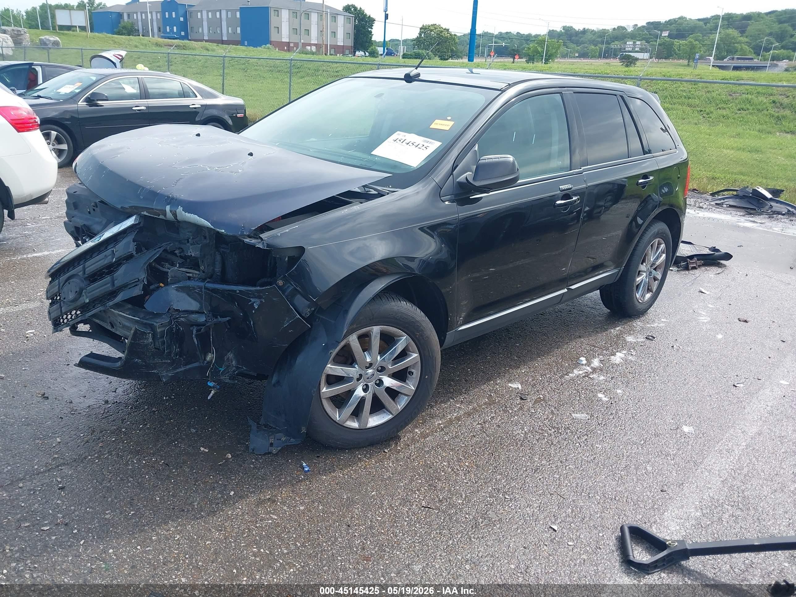 2012 Ford Edge Sel Black vin: 2FMDK4JC5CBA94502