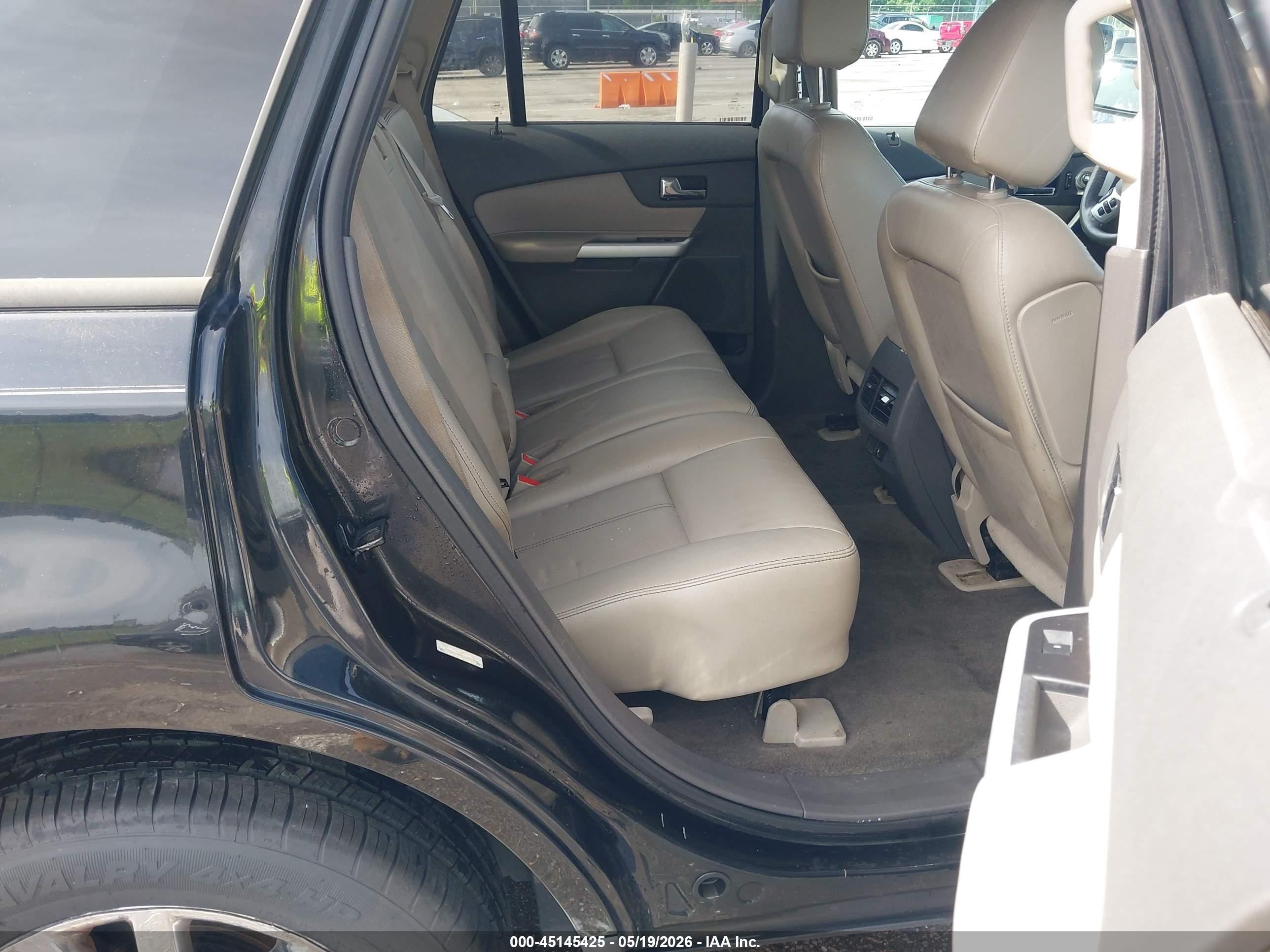 2012 Ford Edge Sel Black vin: 2FMDK4JC5CBA94502
