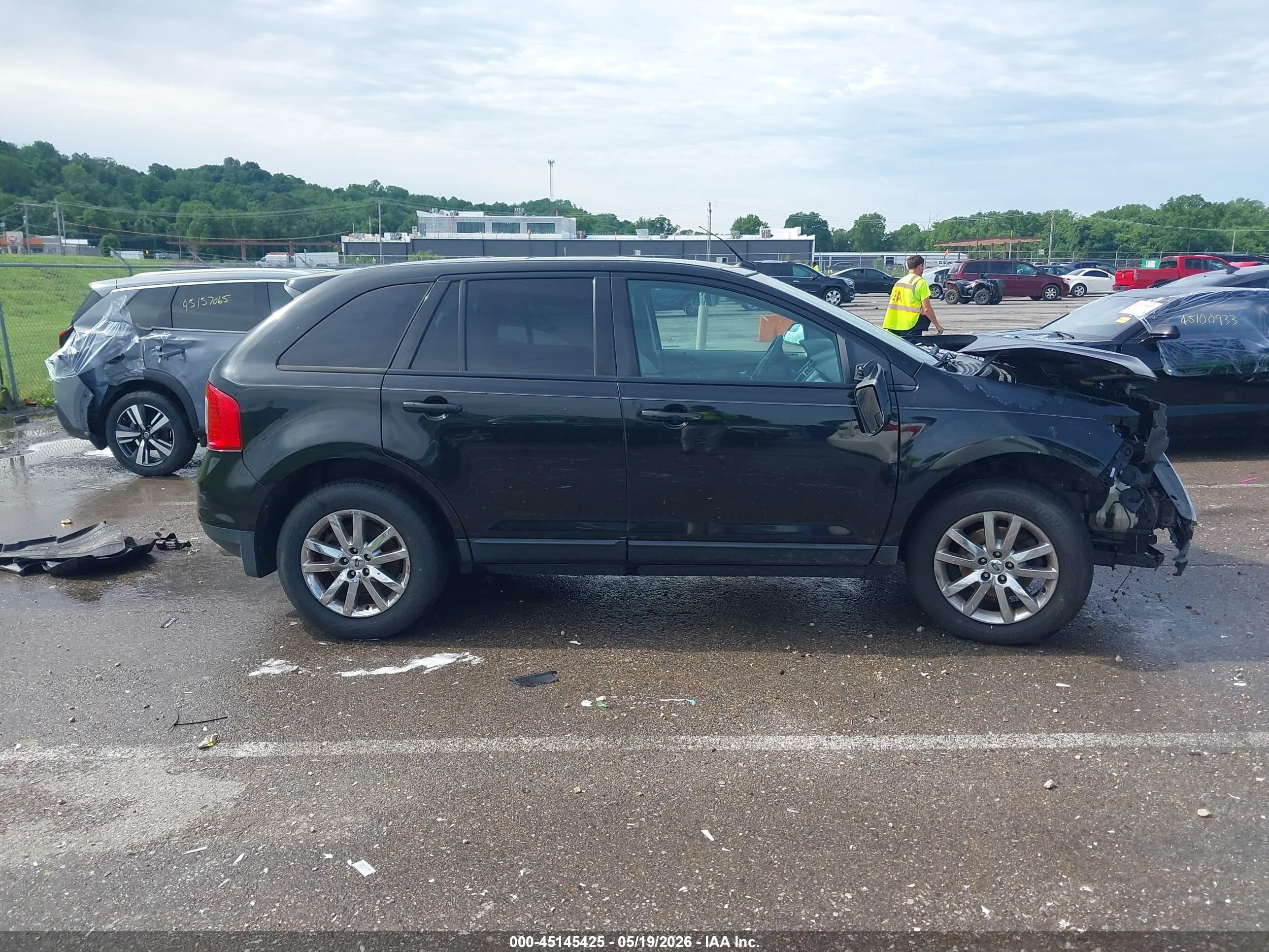2012 Ford Edge Sel Black vin: 2FMDK4JC5CBA94502