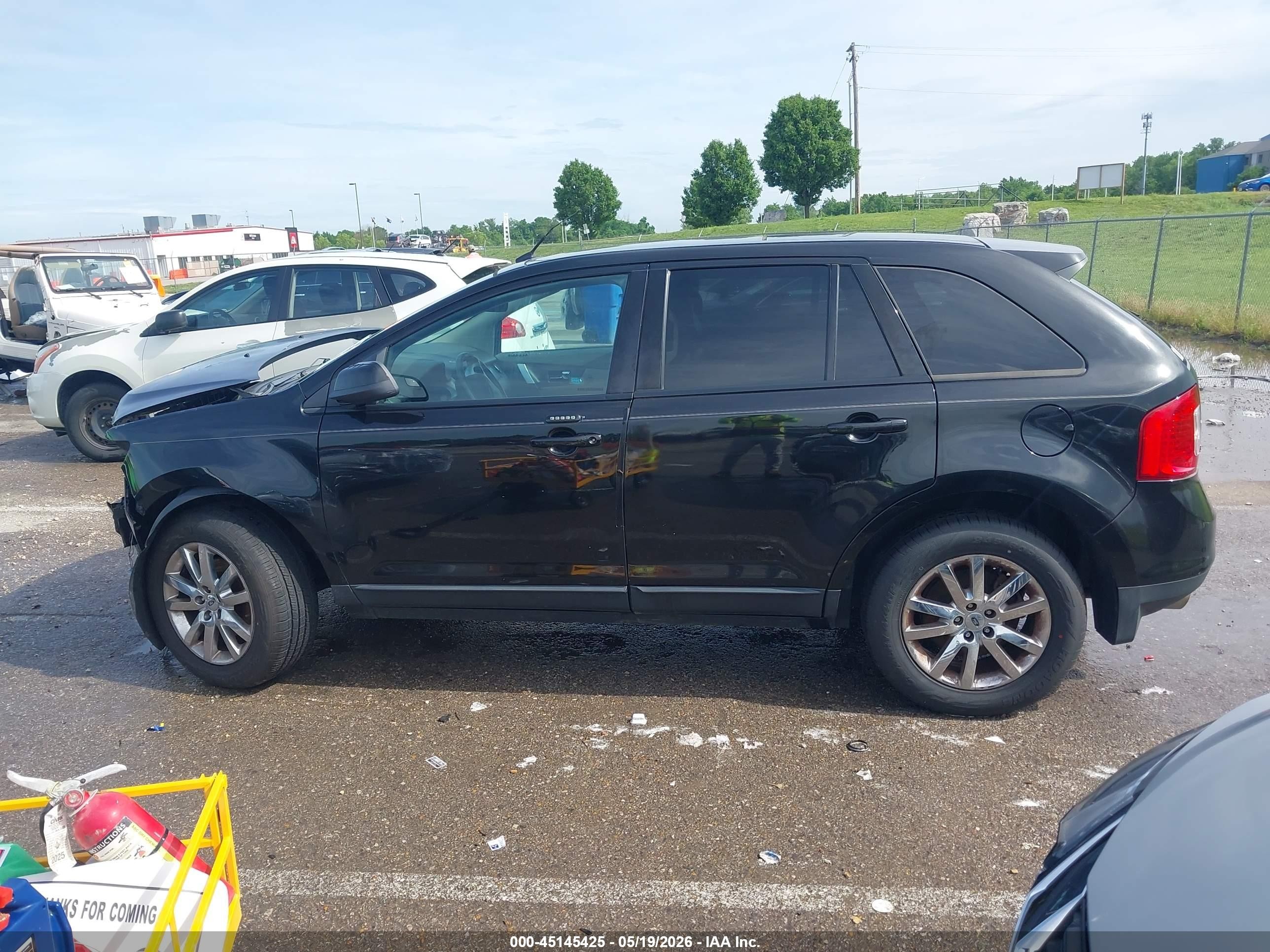2012 Ford Edge Sel Black vin: 2FMDK4JC5CBA94502