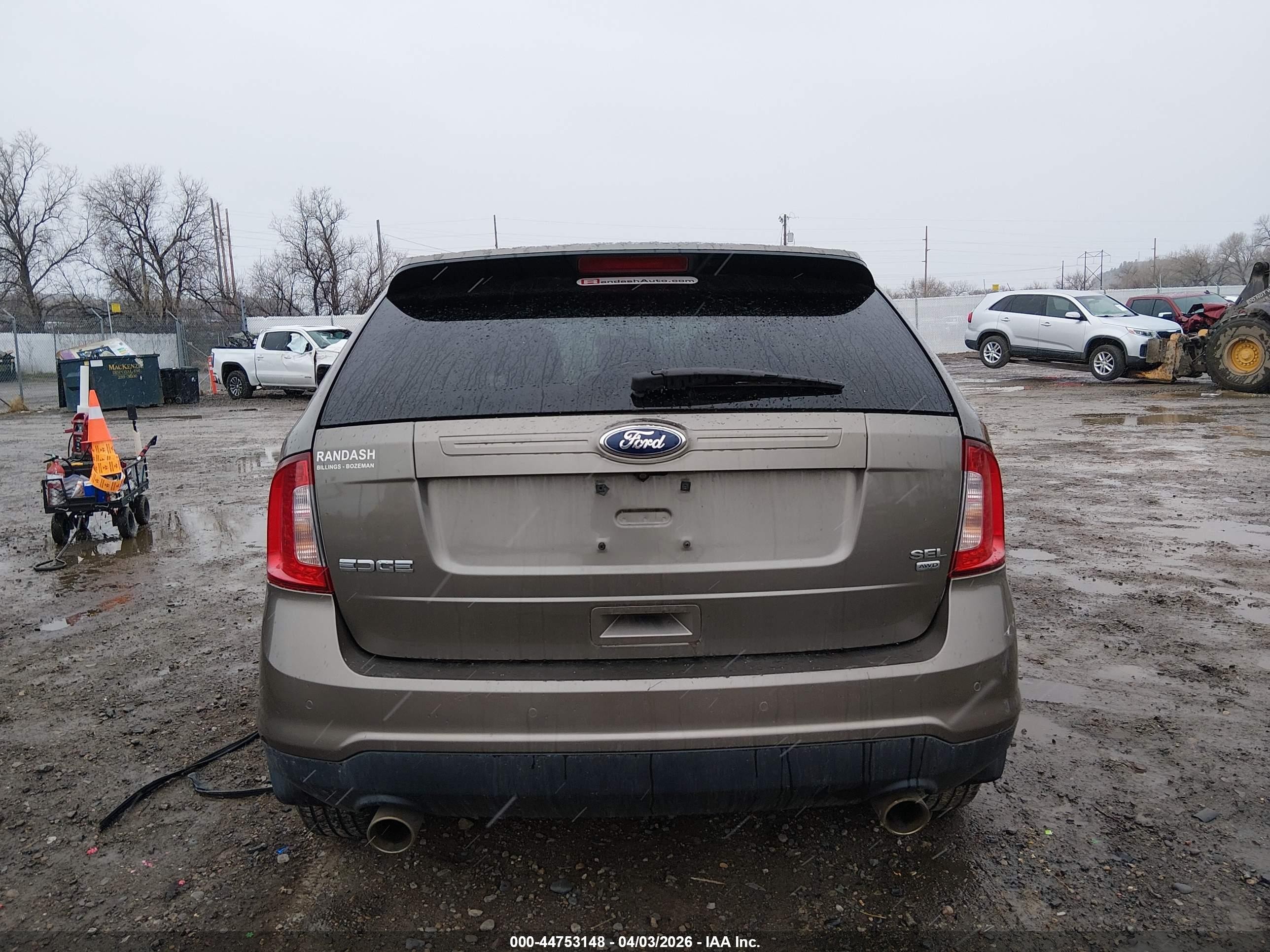 2013 Ford Edge Sel Champagne vin: 2FMDK4JC5DBA42451