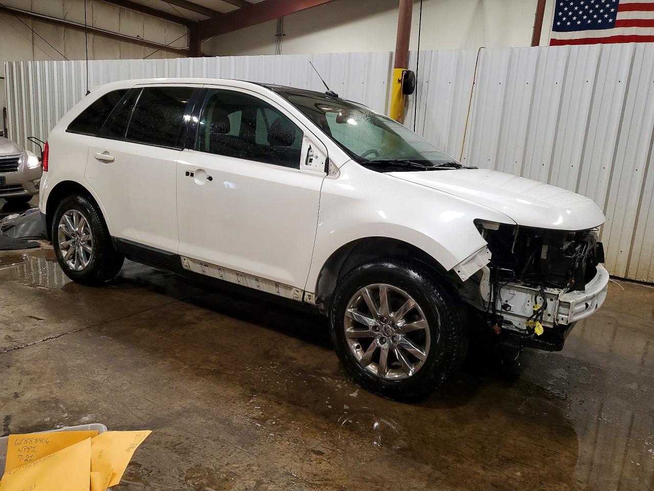 2013 Ford Edge Sel Белый vin: 2FMDK4JC5DBA51196