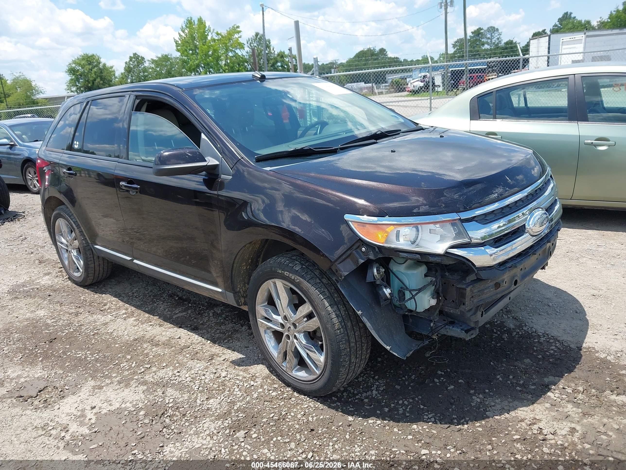 2013 Ford Edge Sel Burgundy vin: 2FMDK4JC5DBA57158