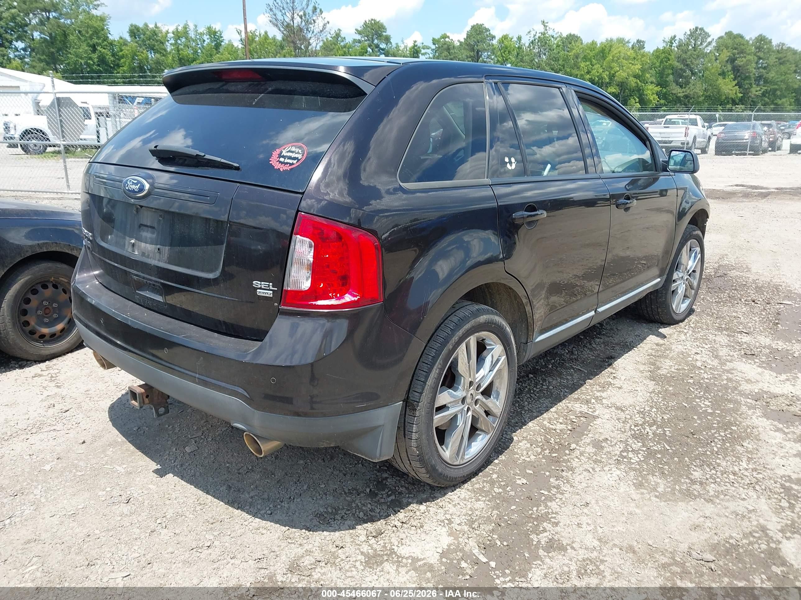 2013 Ford Edge Sel Burgundy vin: 2FMDK4JC5DBA57158