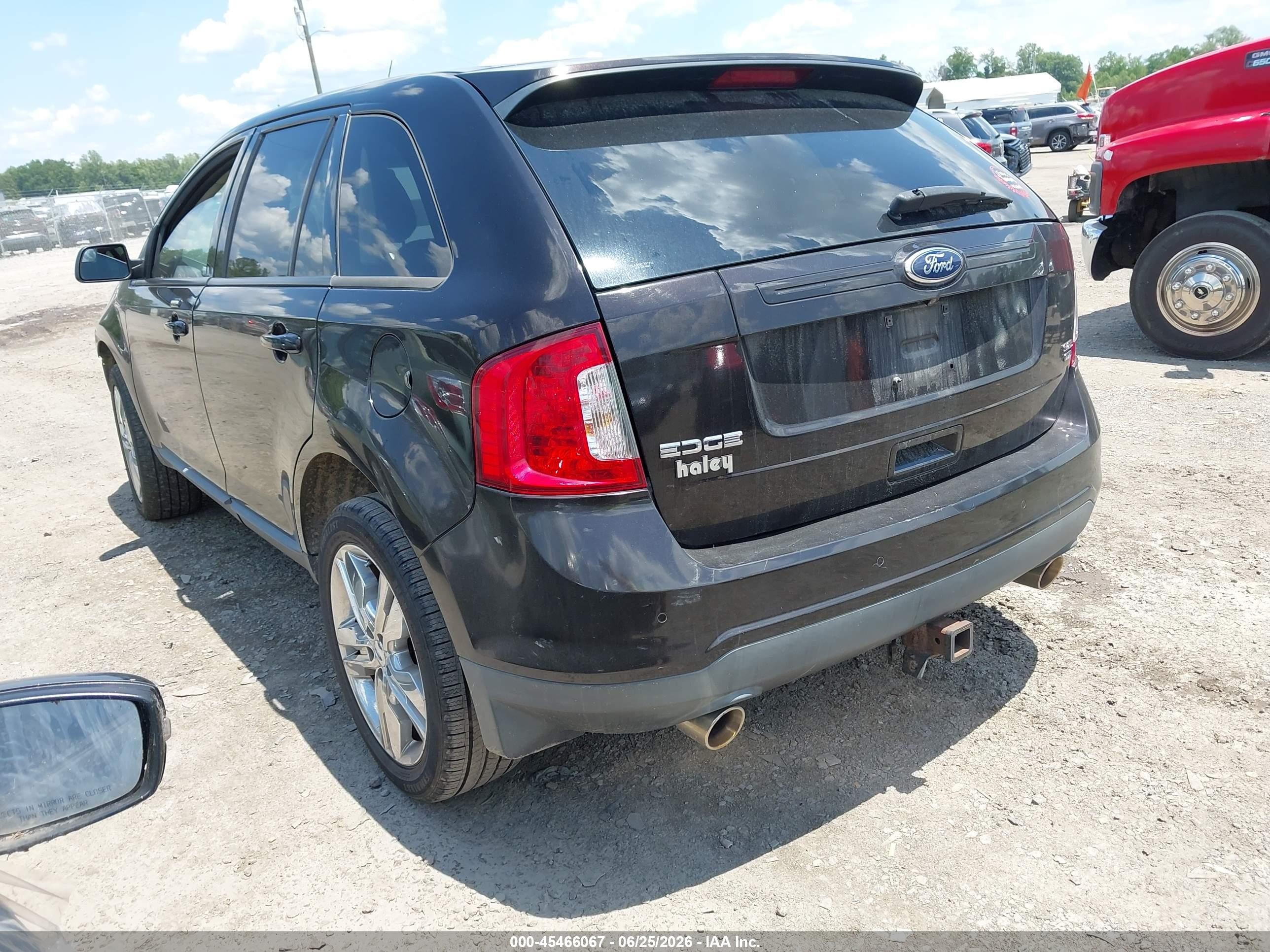 2013 Ford Edge Sel Burgundy vin: 2FMDK4JC5DBA57158