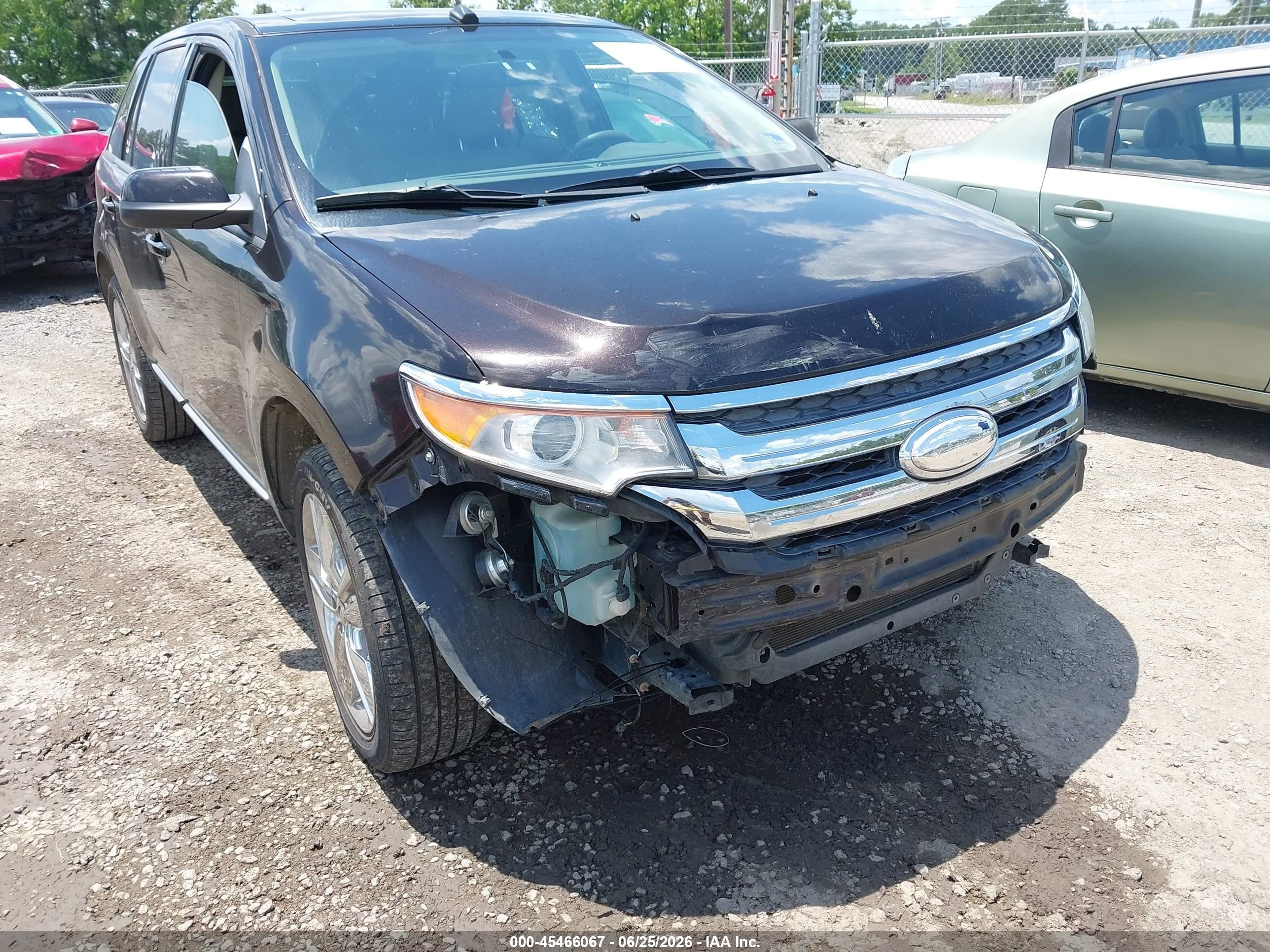 2013 Ford Edge Sel Burgundy vin: 2FMDK4JC5DBA57158