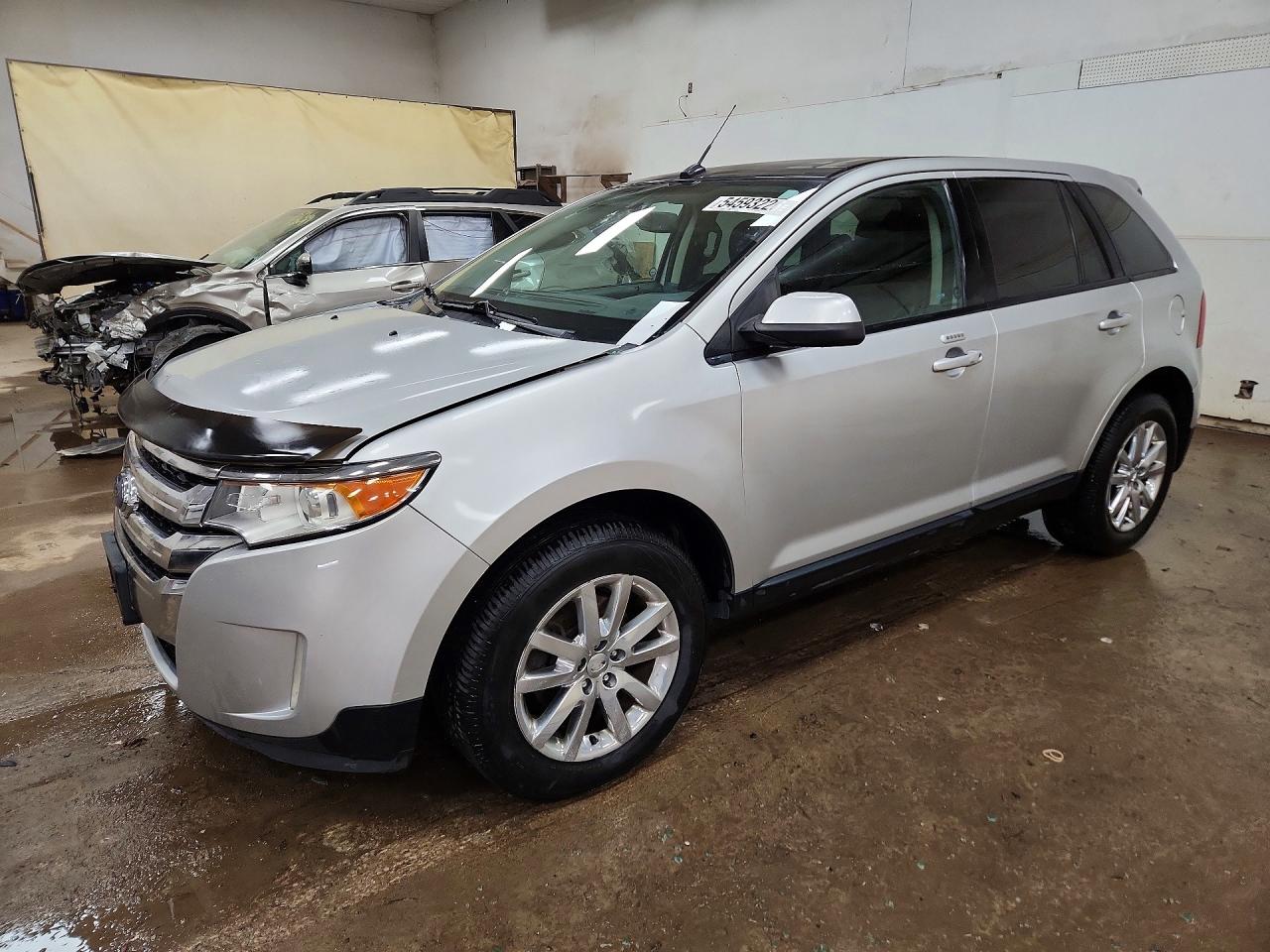 2013 Ford Edge Sel Silver vin: 2FMDK4JC5DBB03247
