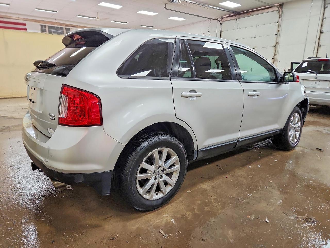 2013 Ford Edge Sel Silver vin: 2FMDK4JC5DBB03247