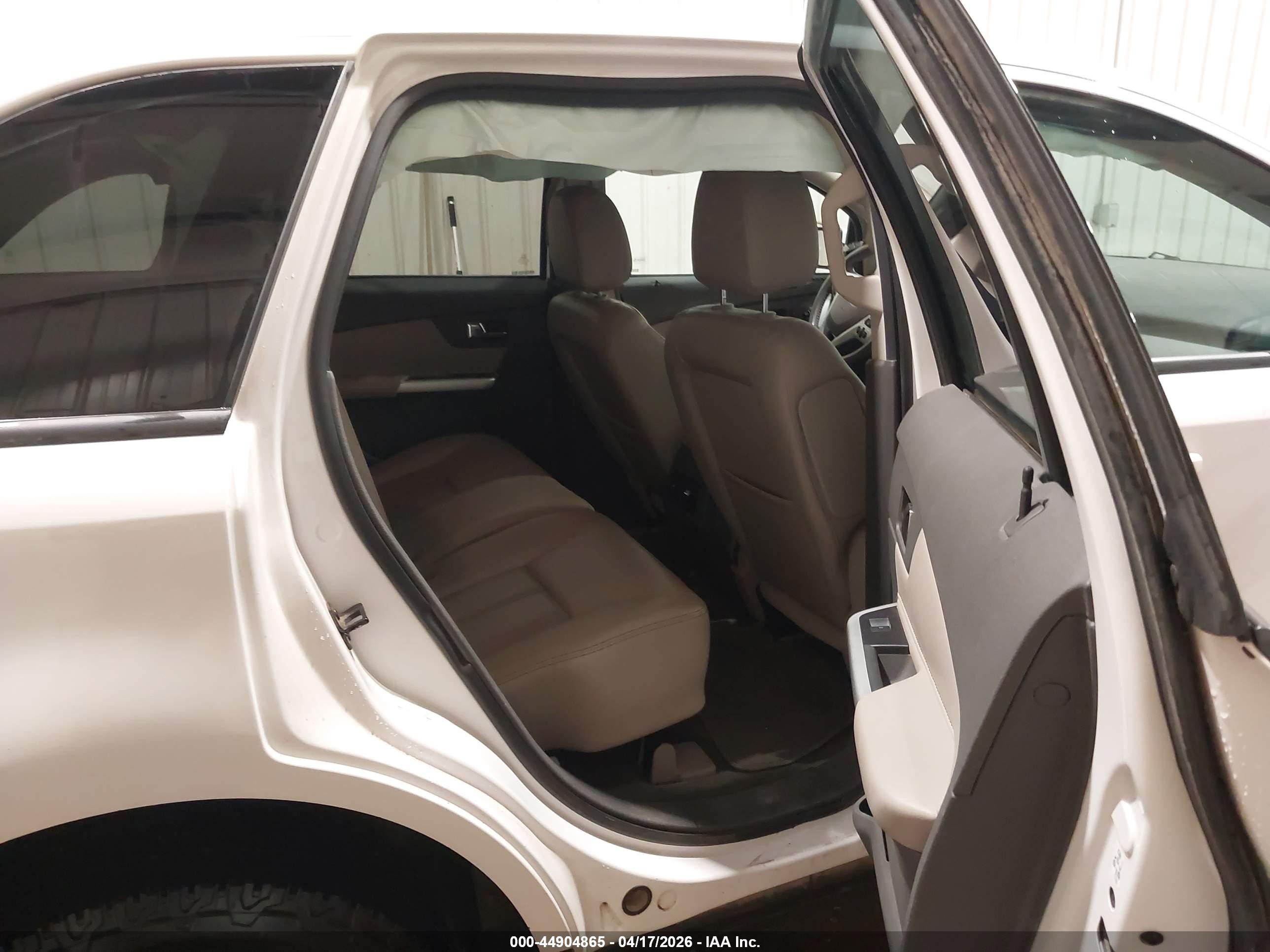 2013 Ford Edge Sel White vin: 2FMDK4JC5DBB21912