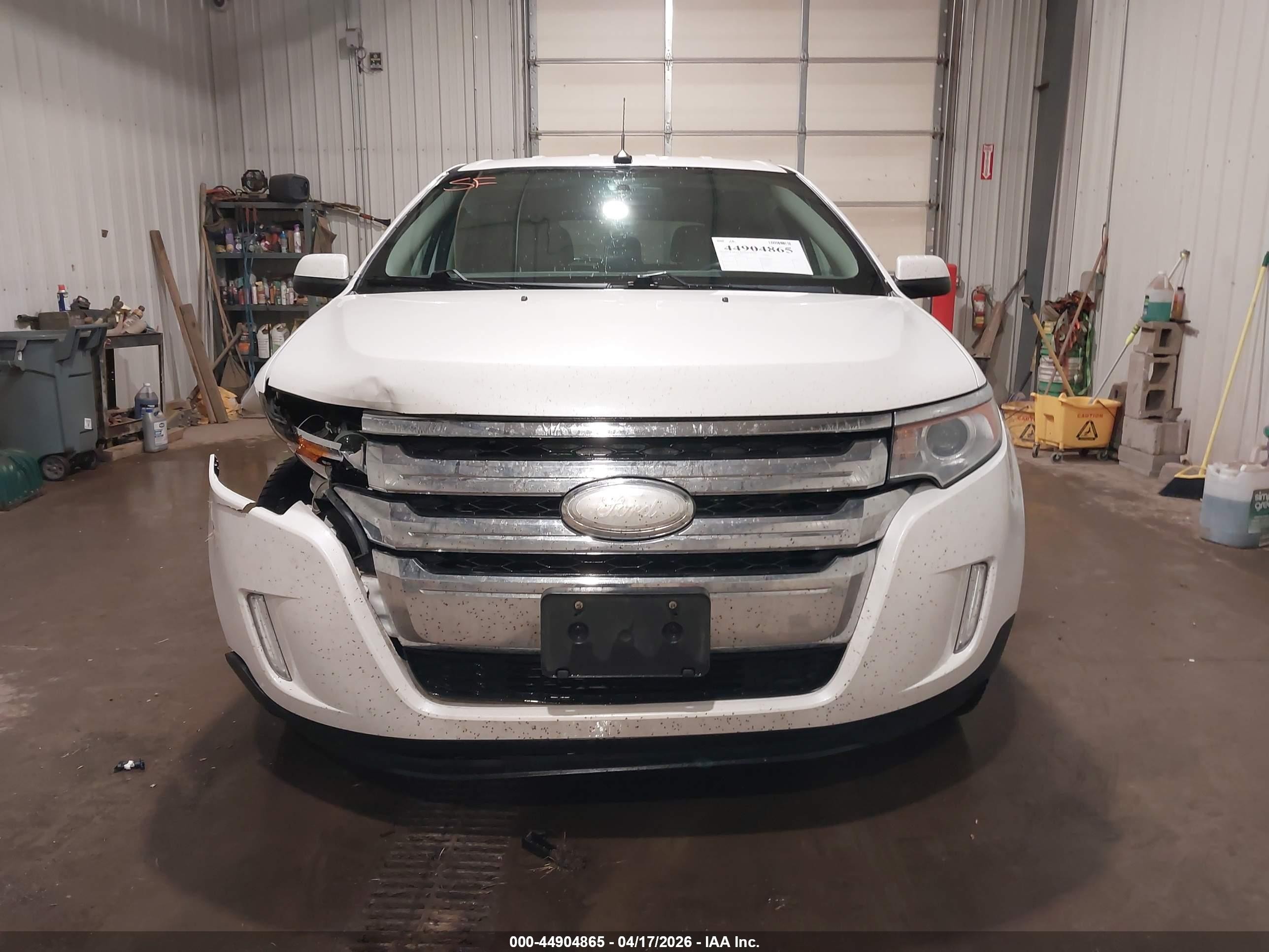 2013 Ford Edge Sel White vin: 2FMDK4JC5DBB21912