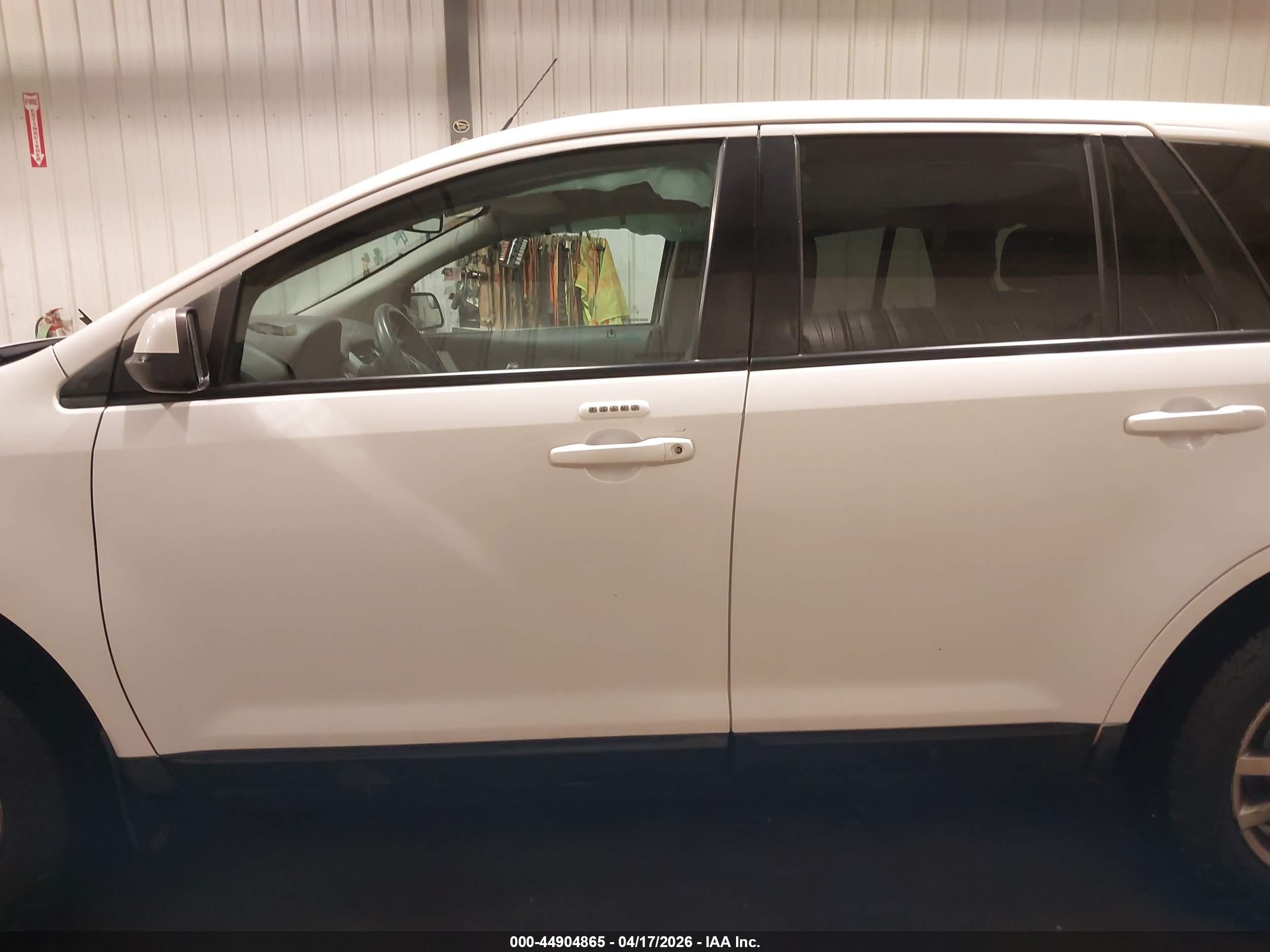 2013 Ford Edge Sel White vin: 2FMDK4JC5DBB21912