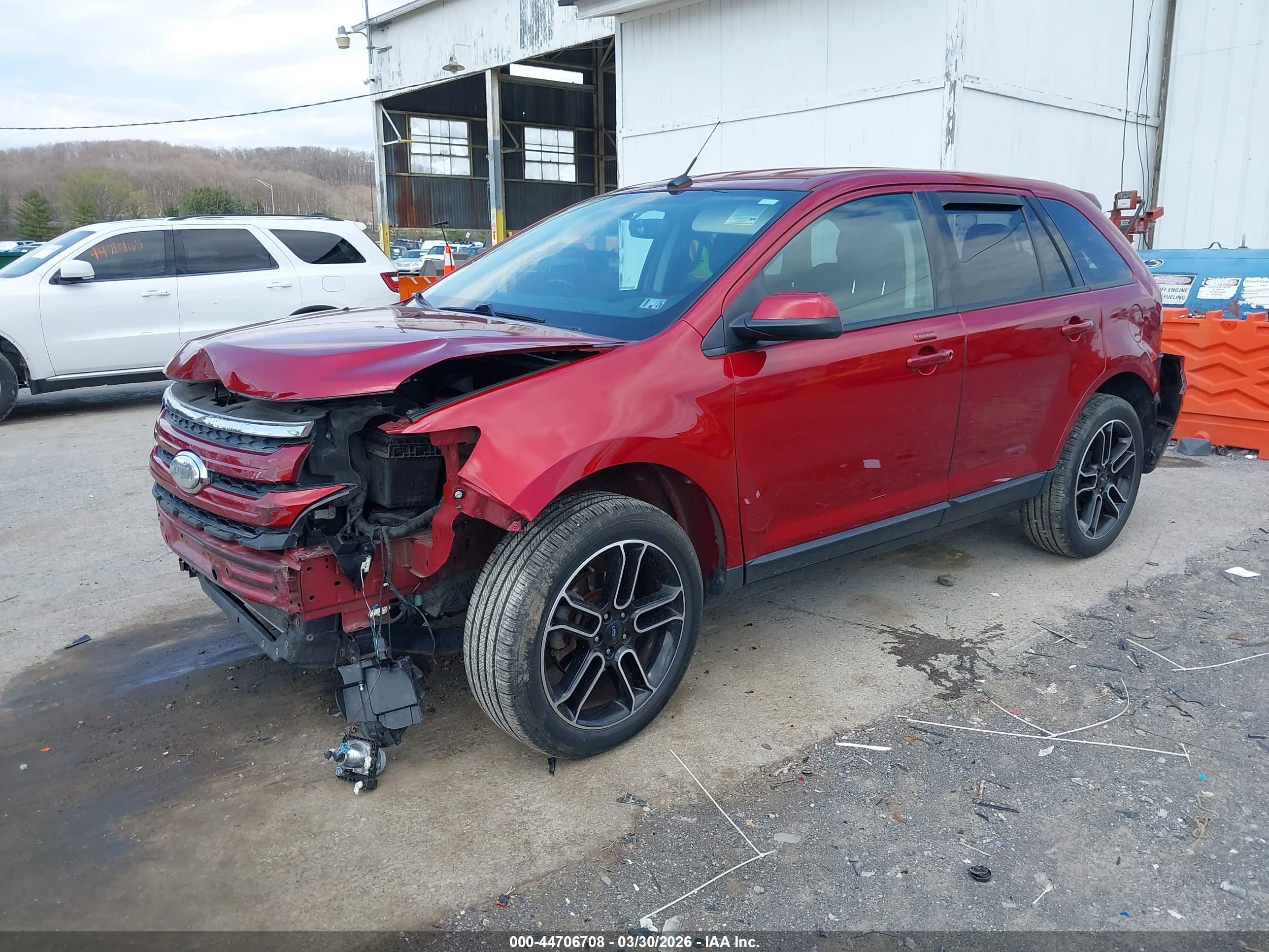 2013 Ford Edge Sel Red vin: 2FMDK4JC5DBB50942