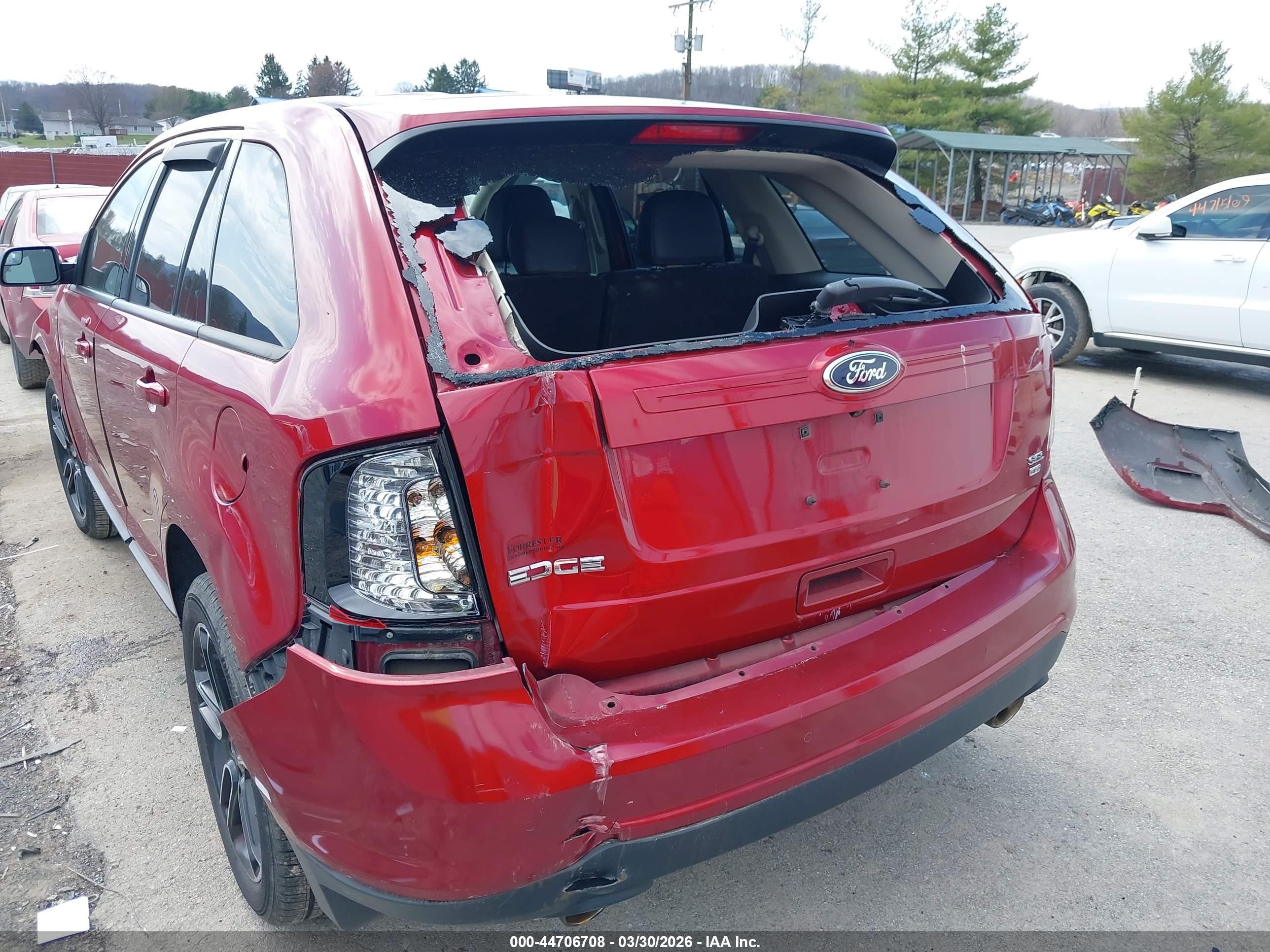 2013 Ford Edge Sel Red vin: 2FMDK4JC5DBB50942