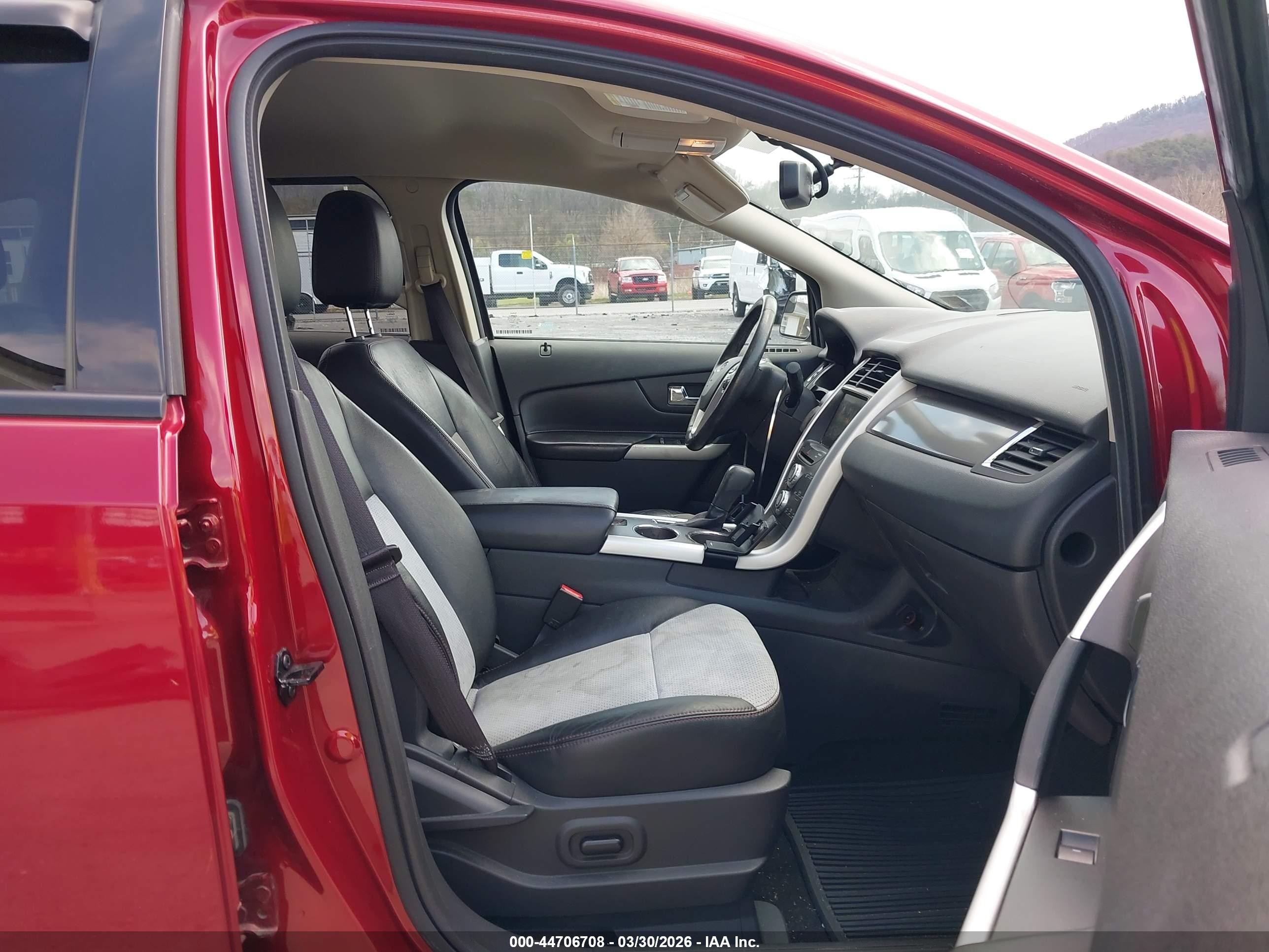 2013 Ford Edge Sel Red vin: 2FMDK4JC5DBB50942