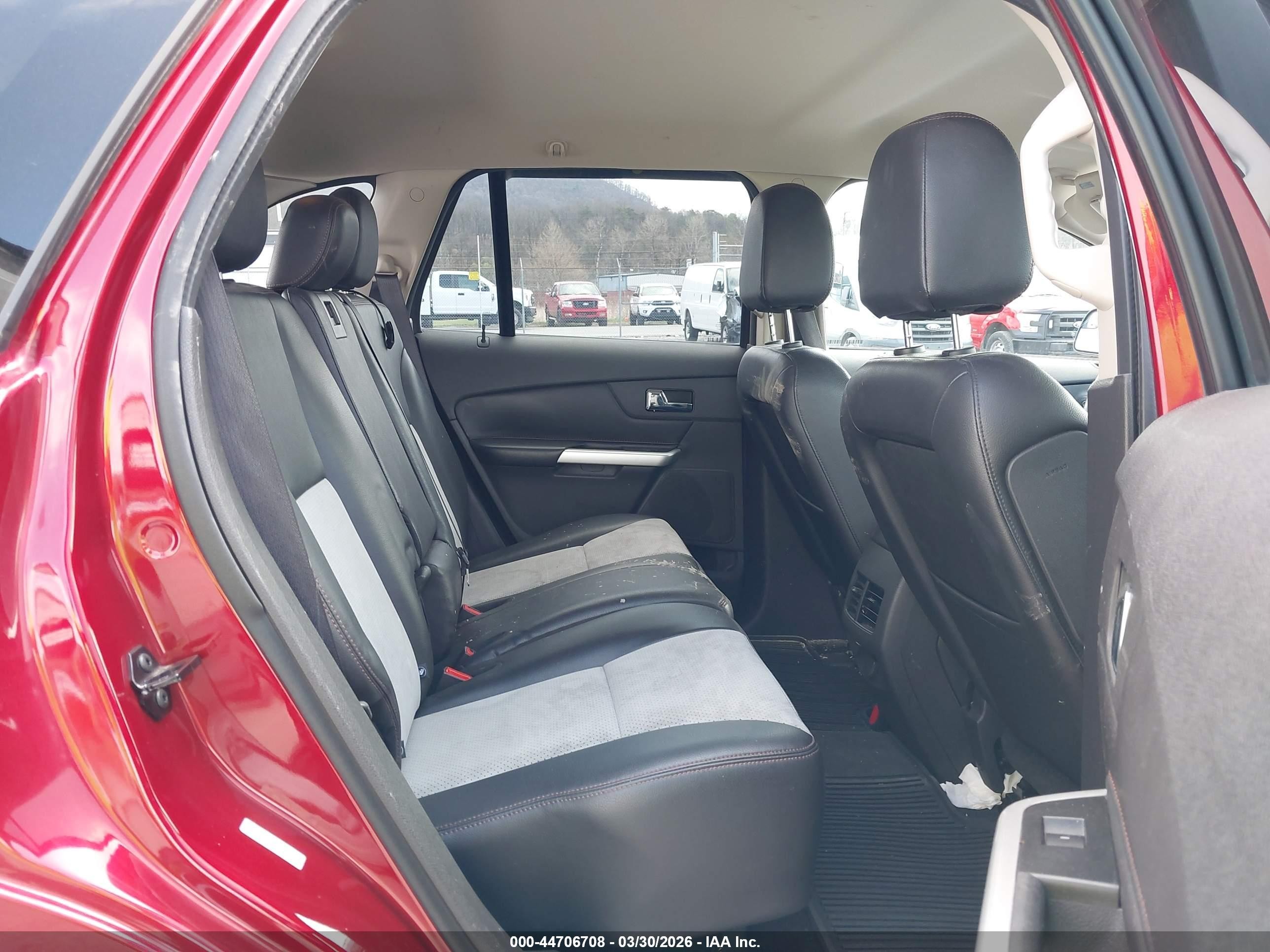 2013 Ford Edge Sel Red vin: 2FMDK4JC5DBB50942