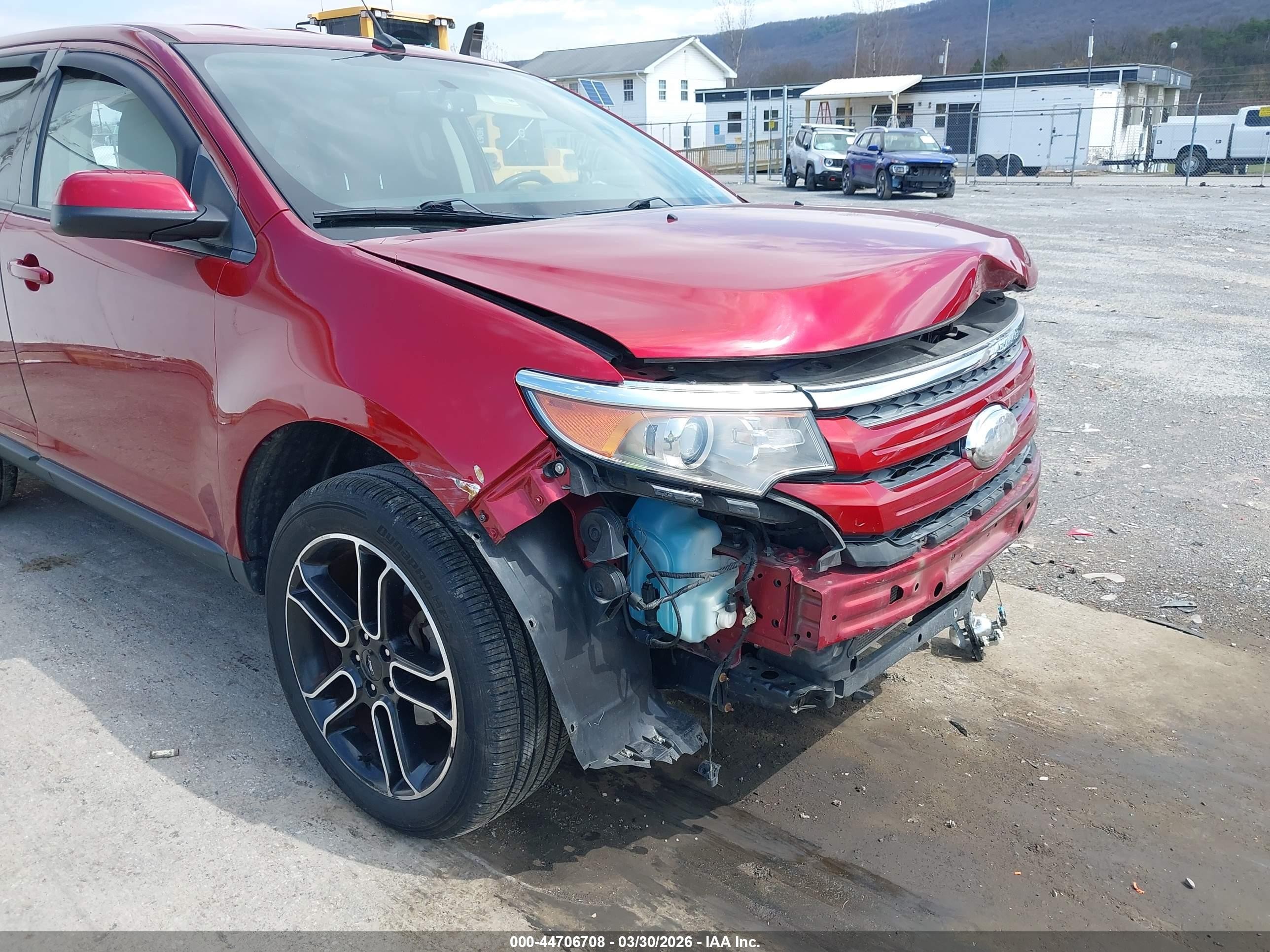 2013 Ford Edge Sel Red vin: 2FMDK4JC5DBB50942