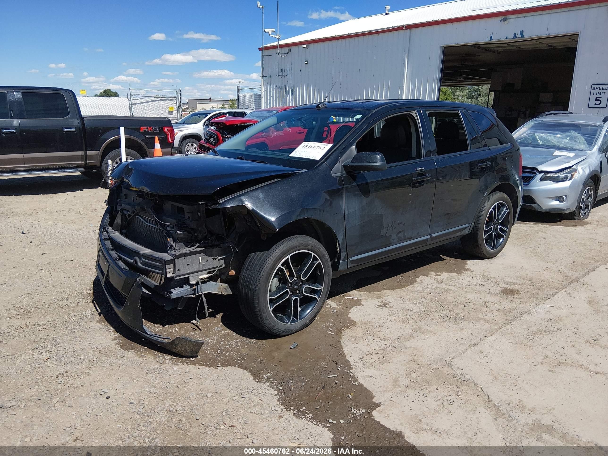 2013 Ford Edge Sel Black vin: 2FMDK4JC5DBC00030