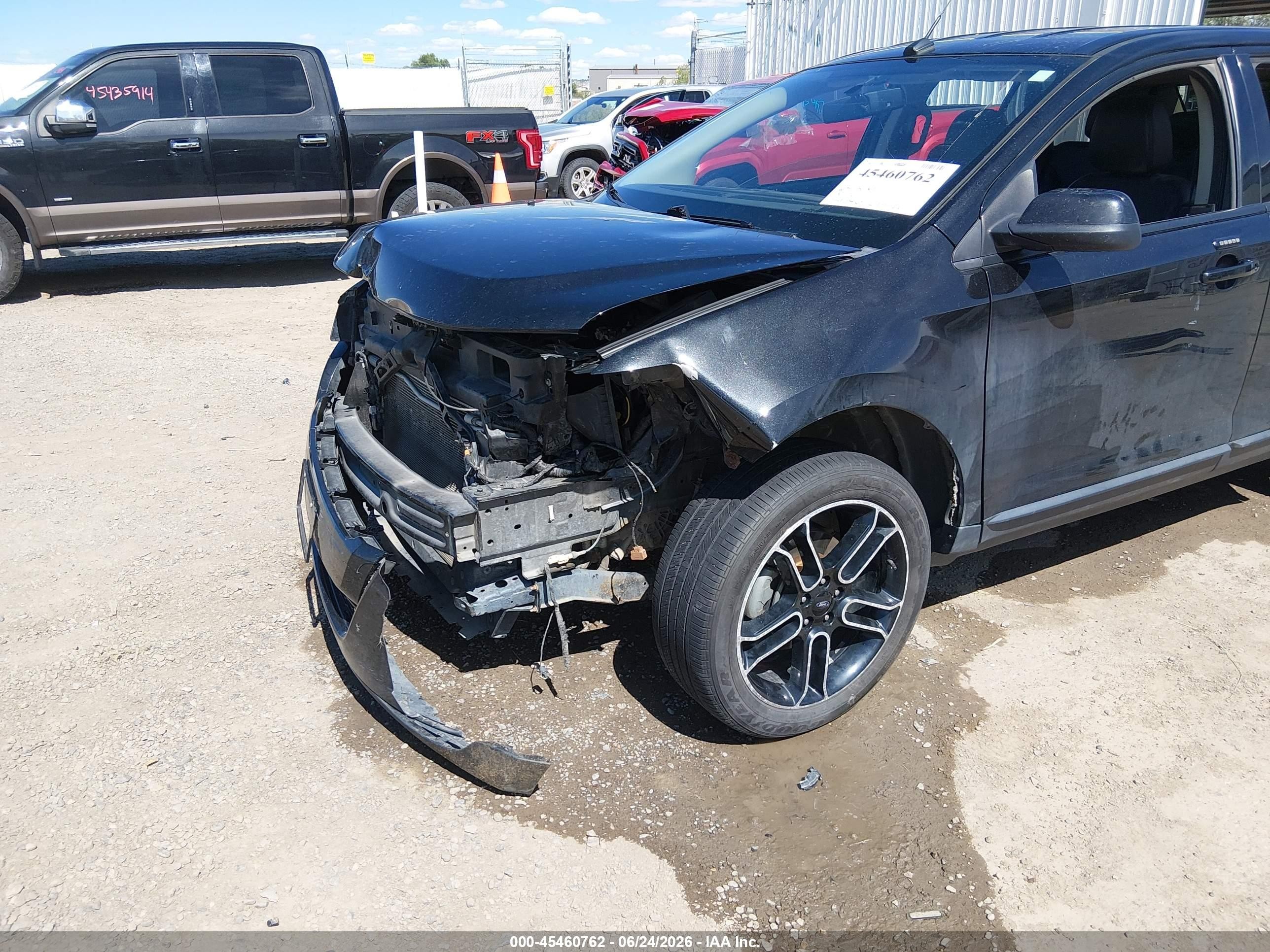 2013 Ford Edge Sel Black vin: 2FMDK4JC5DBC00030
