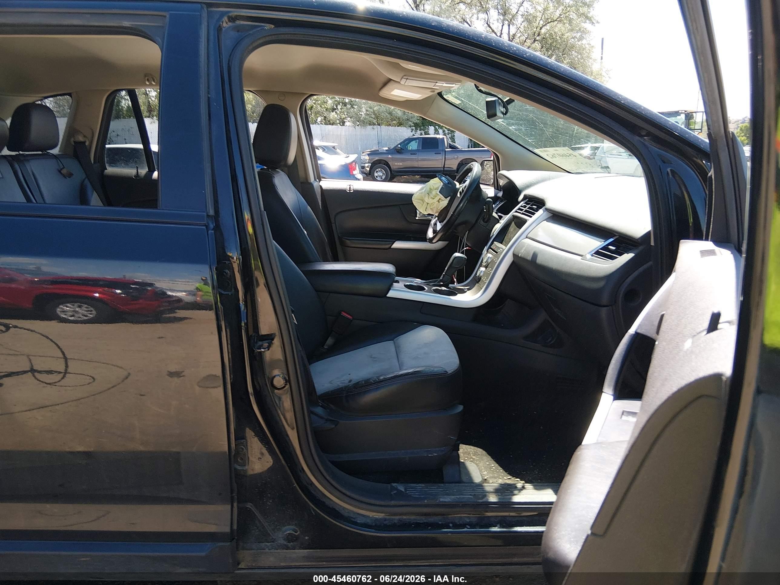 2013 Ford Edge Sel Black vin: 2FMDK4JC5DBC00030