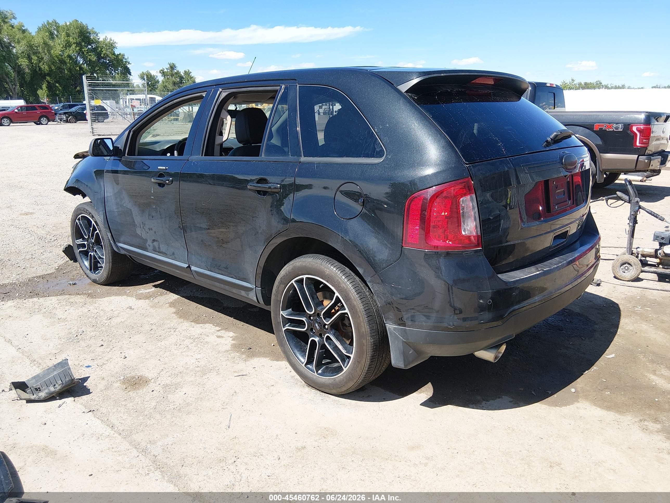 2013 Ford Edge Sel Black vin: 2FMDK4JC5DBC00030