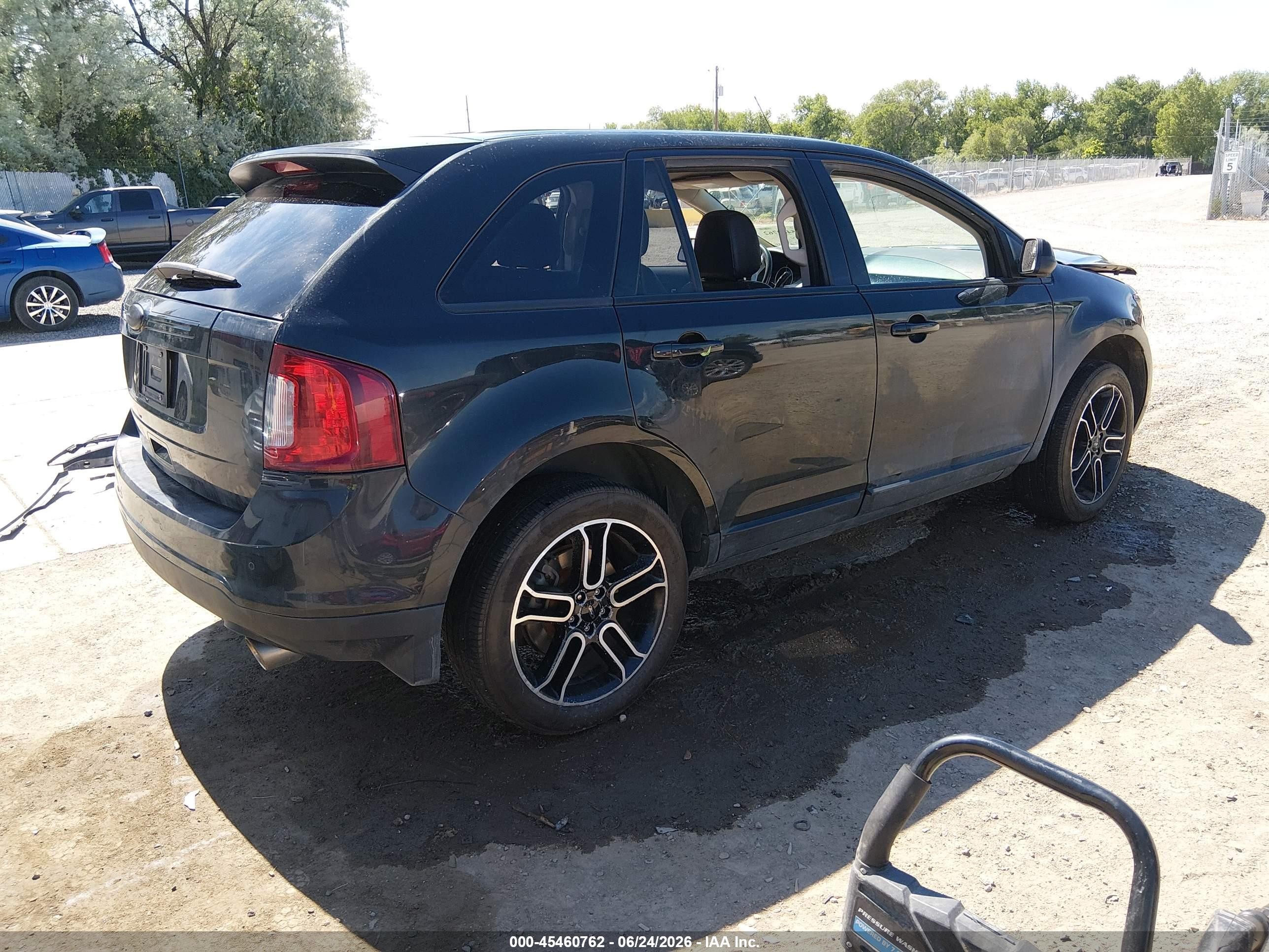 2013 Ford Edge Sel Black vin: 2FMDK4JC5DBC00030