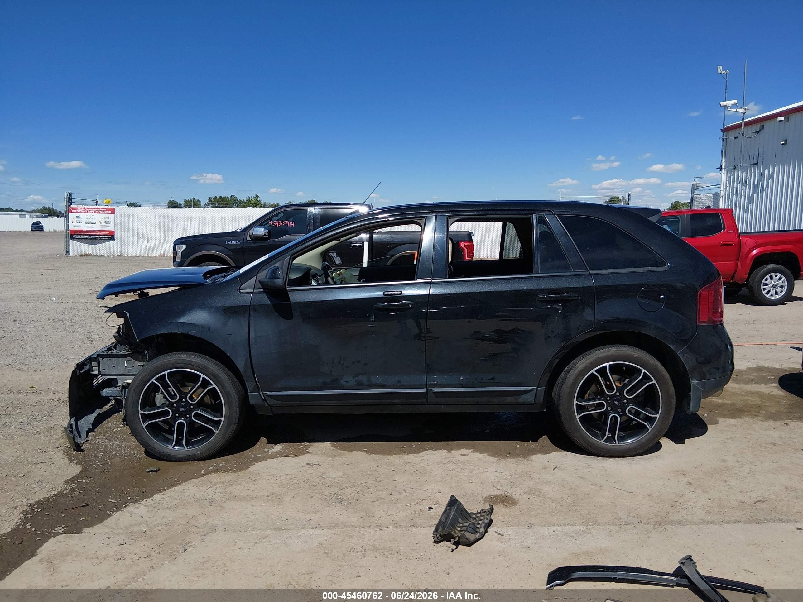 2013 Ford Edge Sel Black vin: 2FMDK4JC5DBC00030