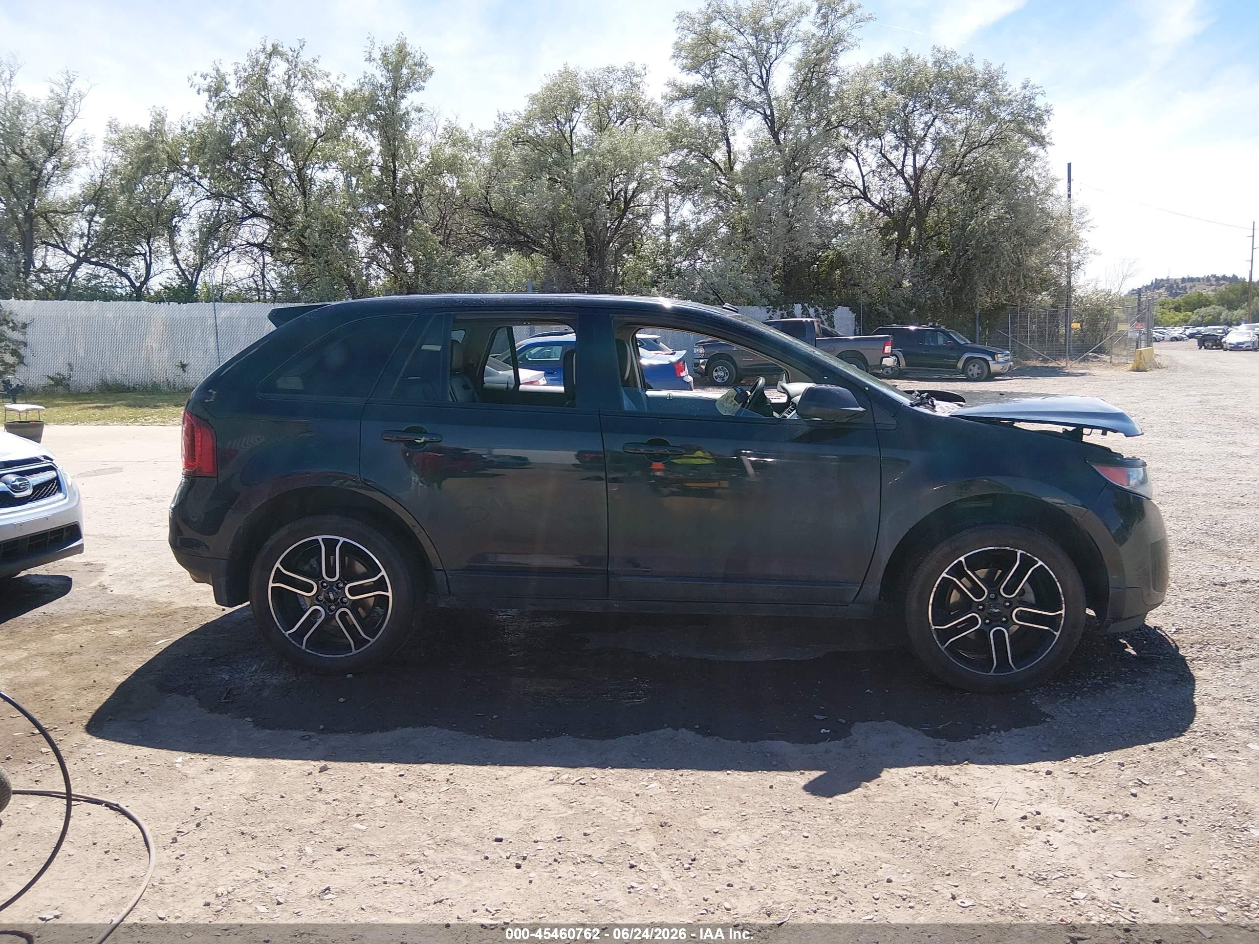 2013 Ford Edge Sel Black vin: 2FMDK4JC5DBC00030