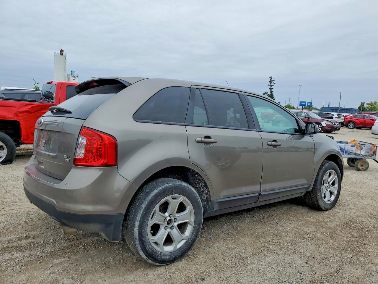 2013 Ford Edge Sel Gray vin: 2FMDK4JC5DBC11254
