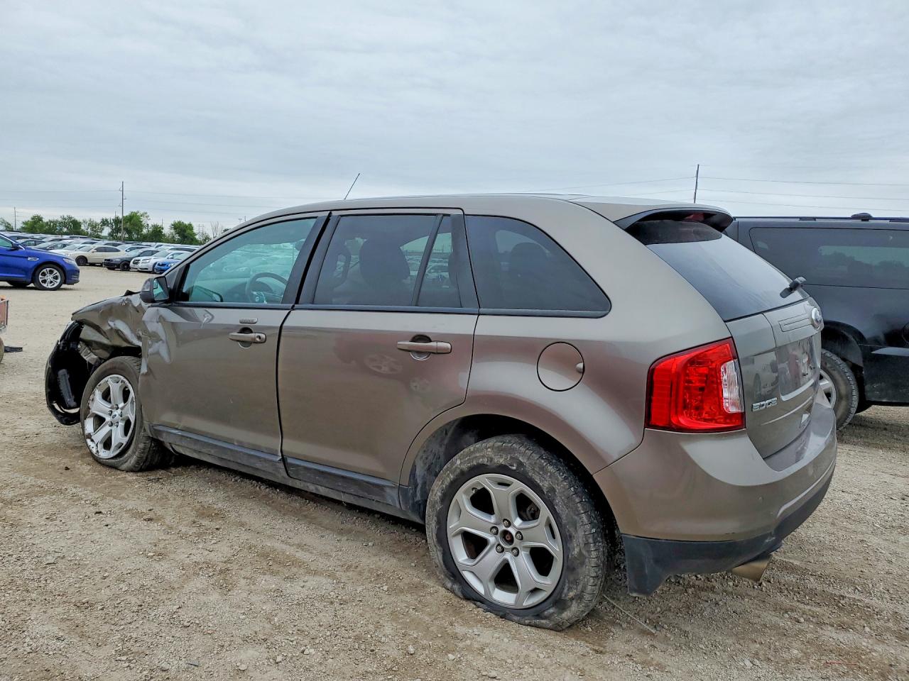 2013 Ford Edge Sel Gray vin: 2FMDK4JC5DBC11254
