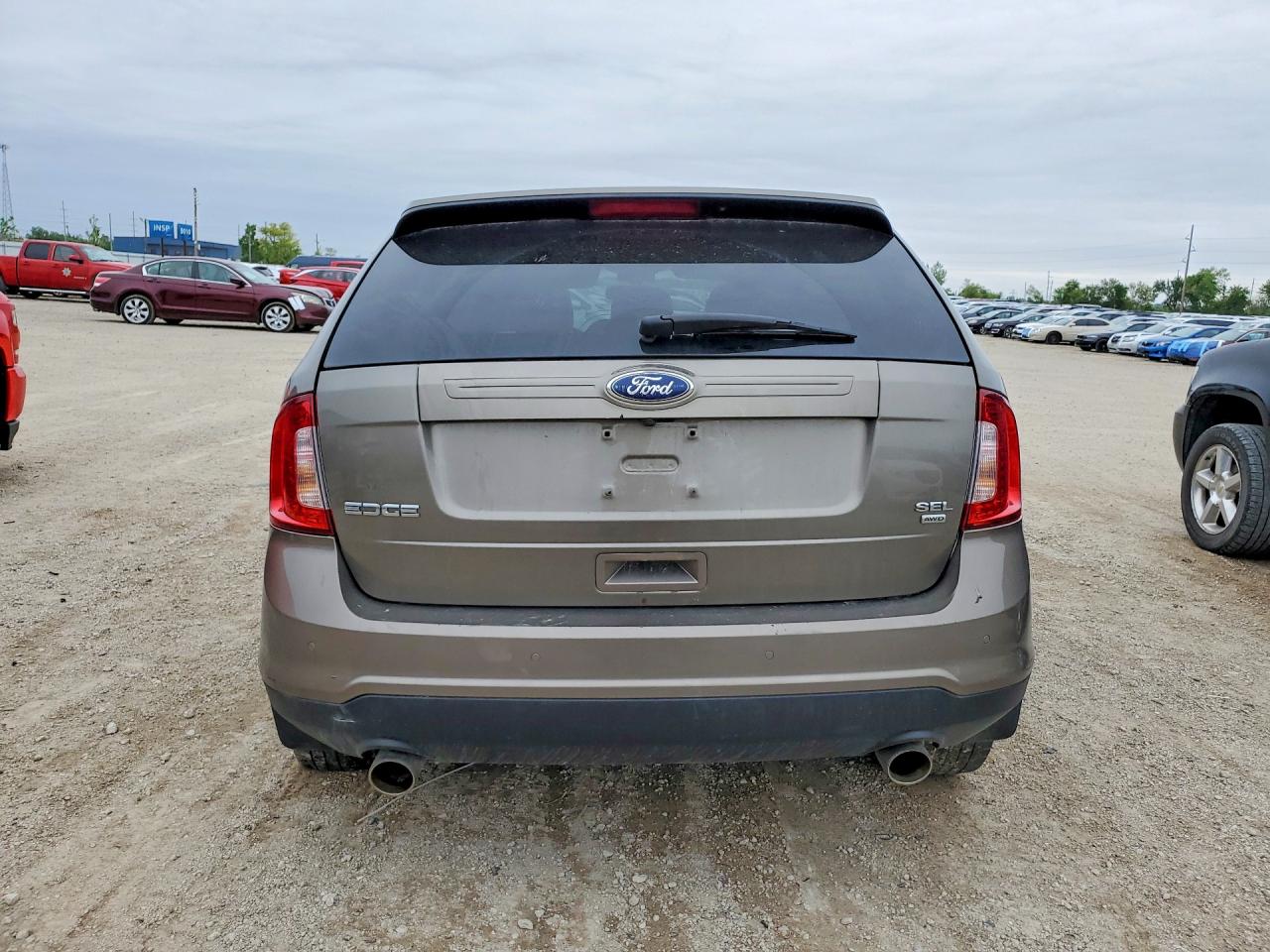 2013 Ford Edge Sel Gray vin: 2FMDK4JC5DBC11254