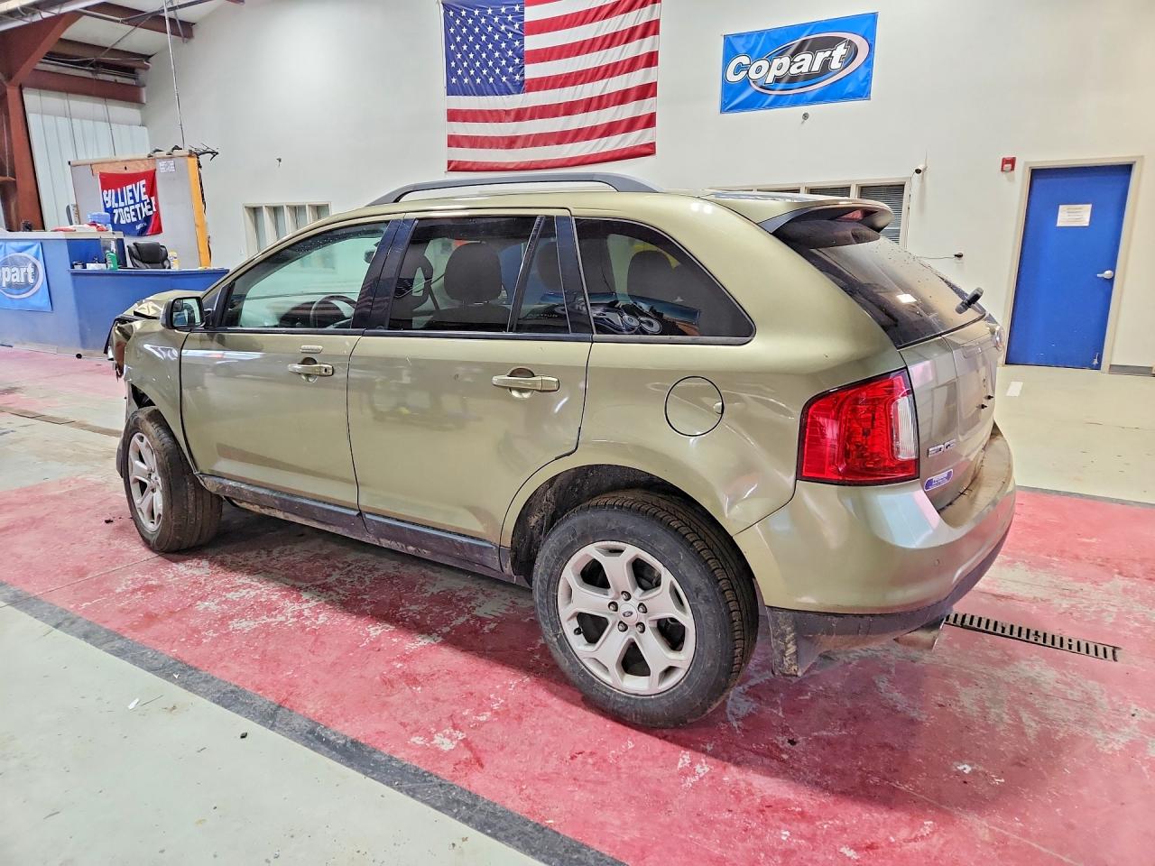2013 Ford Edge Sel Зеленый vin: 2FMDK4JC5DBC27129