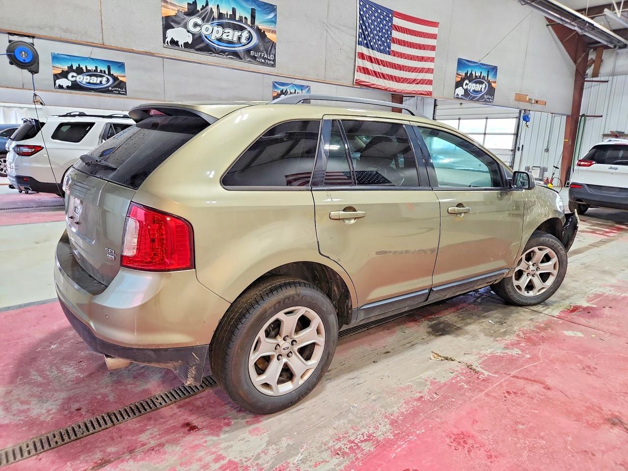 2013 Ford Edge Sel Зеленый vin: 2FMDK4JC5DBC27129