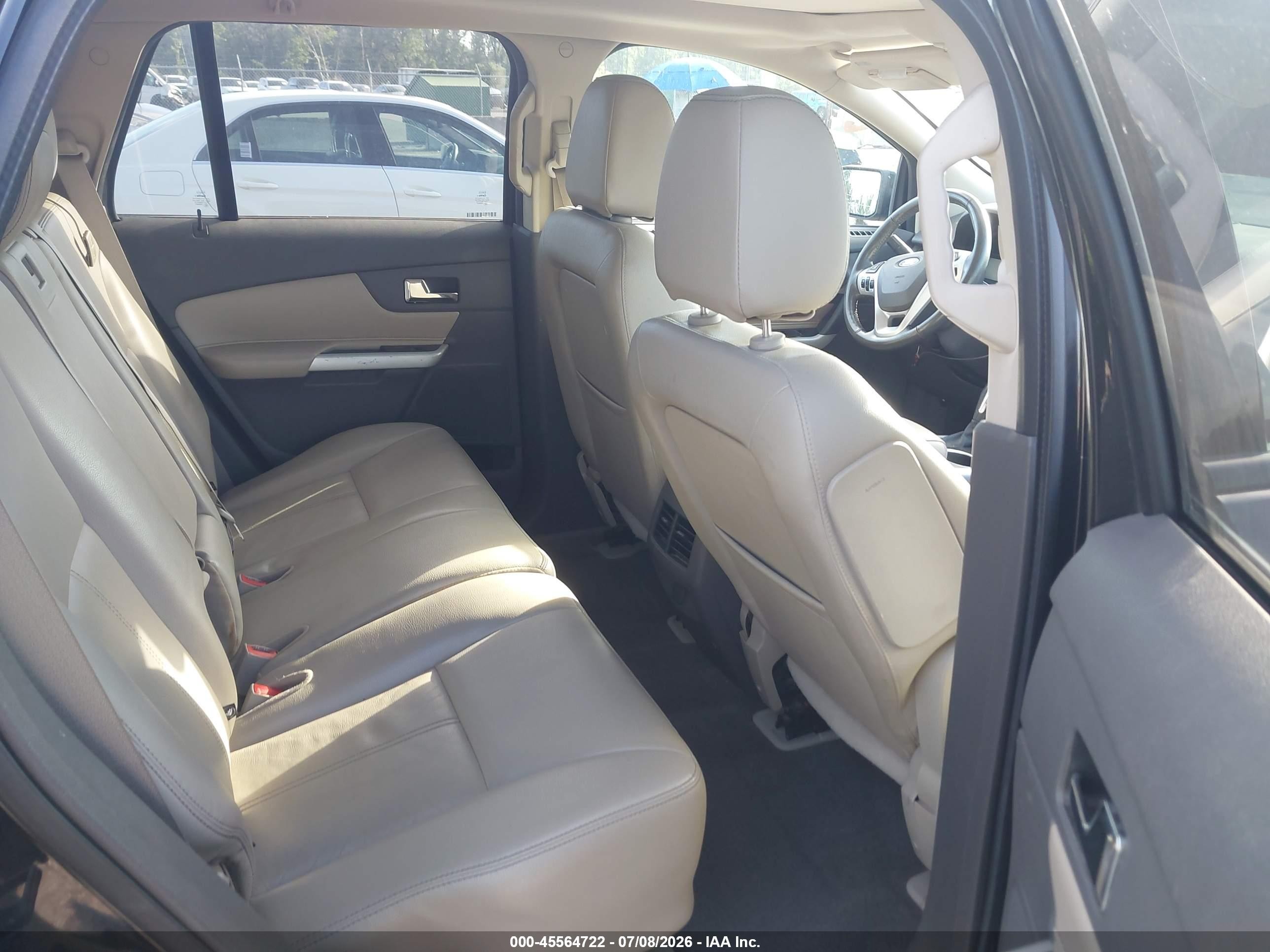 2013 Ford Edge Sel Black vin: 2FMDK4JC5DBC36588