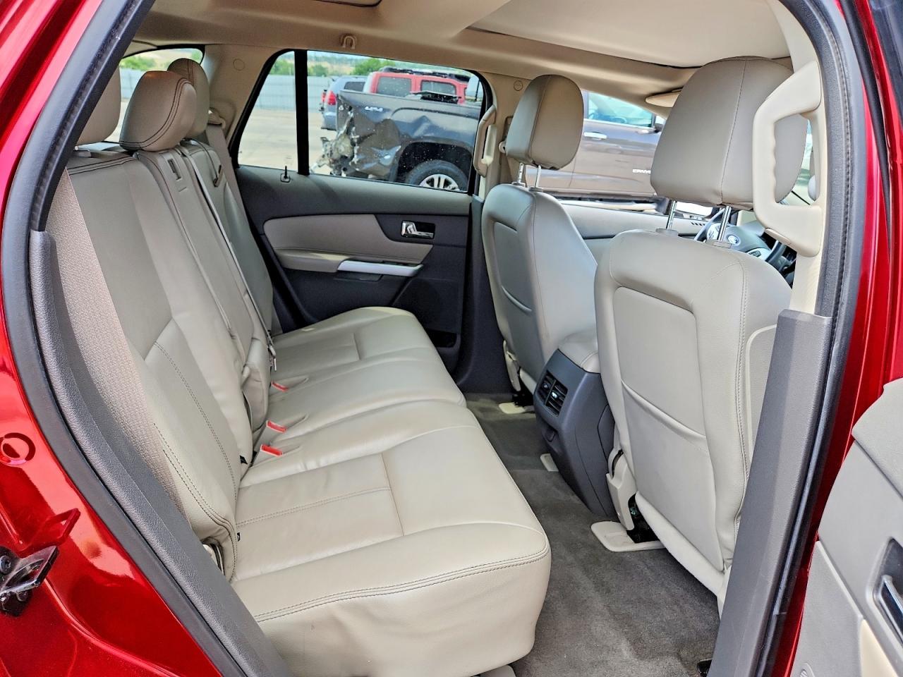2013 Ford Edge Sel Red vin: 2FMDK4JC5DBC73320