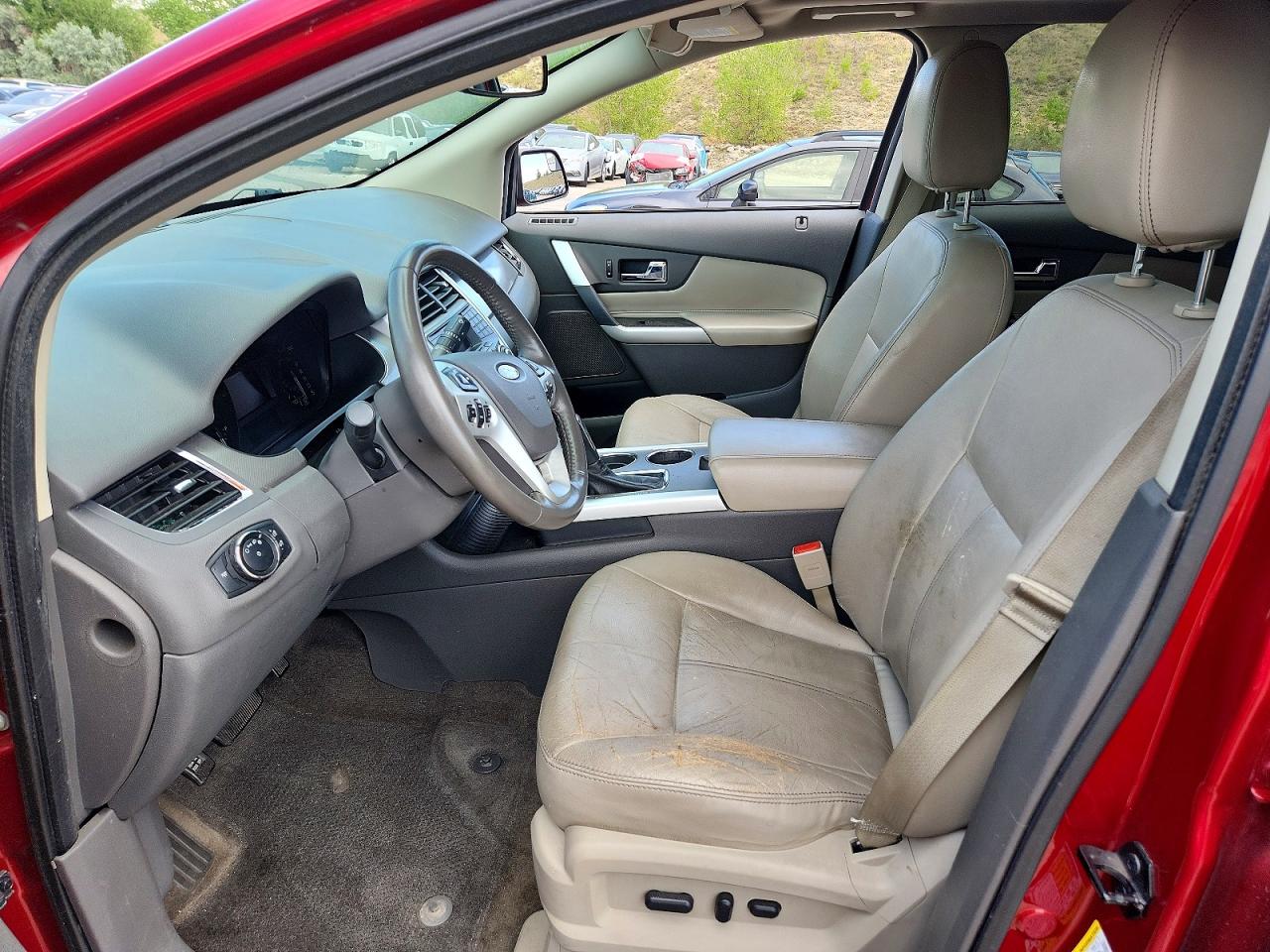 2013 Ford Edge Sel Red vin: 2FMDK4JC5DBC73320