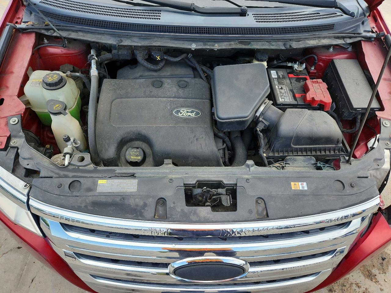 2013 Ford Edge Sel Red vin: 2FMDK4JC5DBC73320