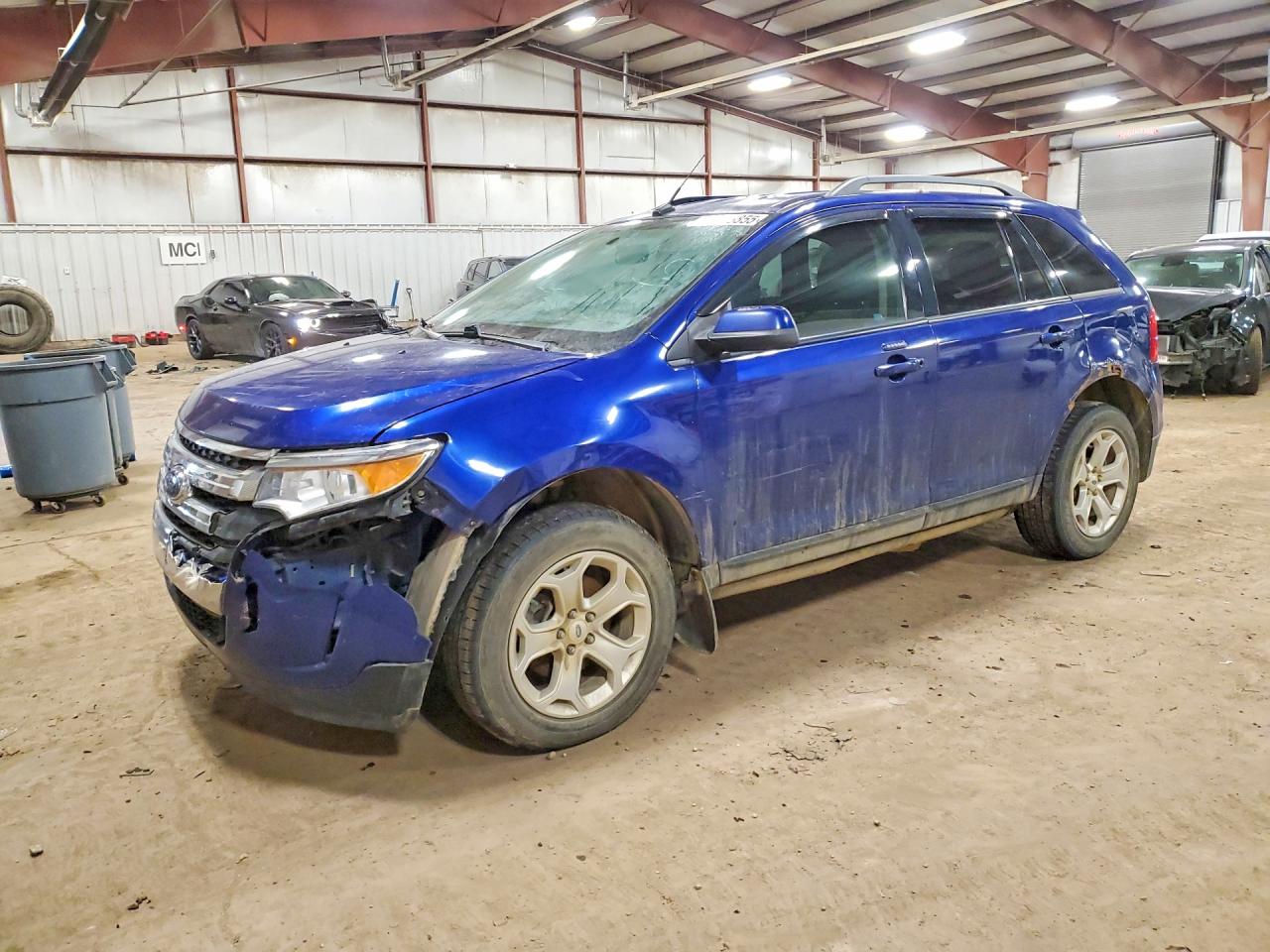 2013 Ford Edge Sel Blue vin: 2FMDK4JC5DBC78890