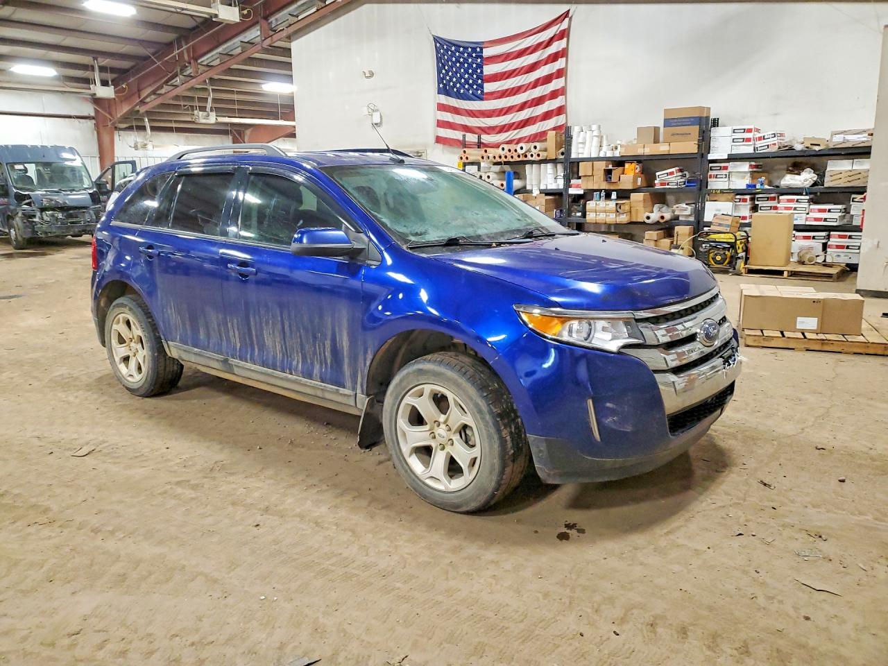 2013 Ford Edge Sel Blue vin: 2FMDK4JC5DBC78890