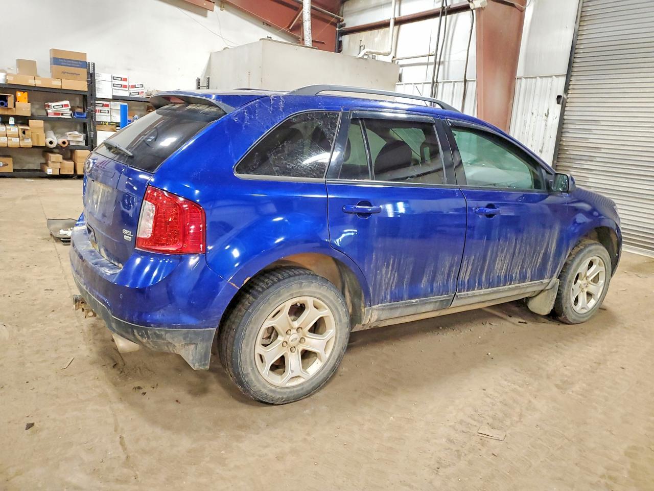 2013 Ford Edge Sel Blue vin: 2FMDK4JC5DBC78890
