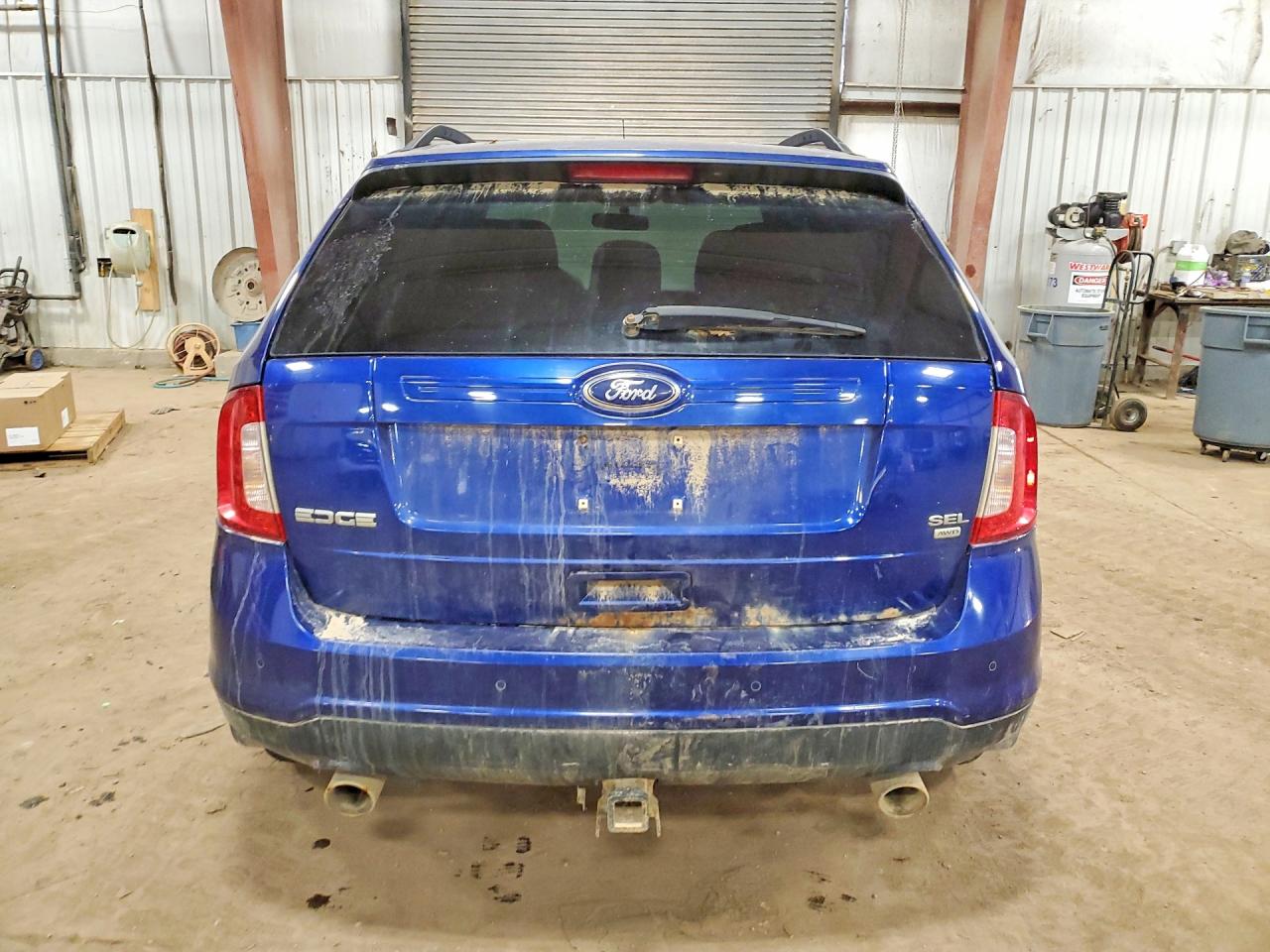 2013 Ford Edge Sel Blue vin: 2FMDK4JC5DBC78890