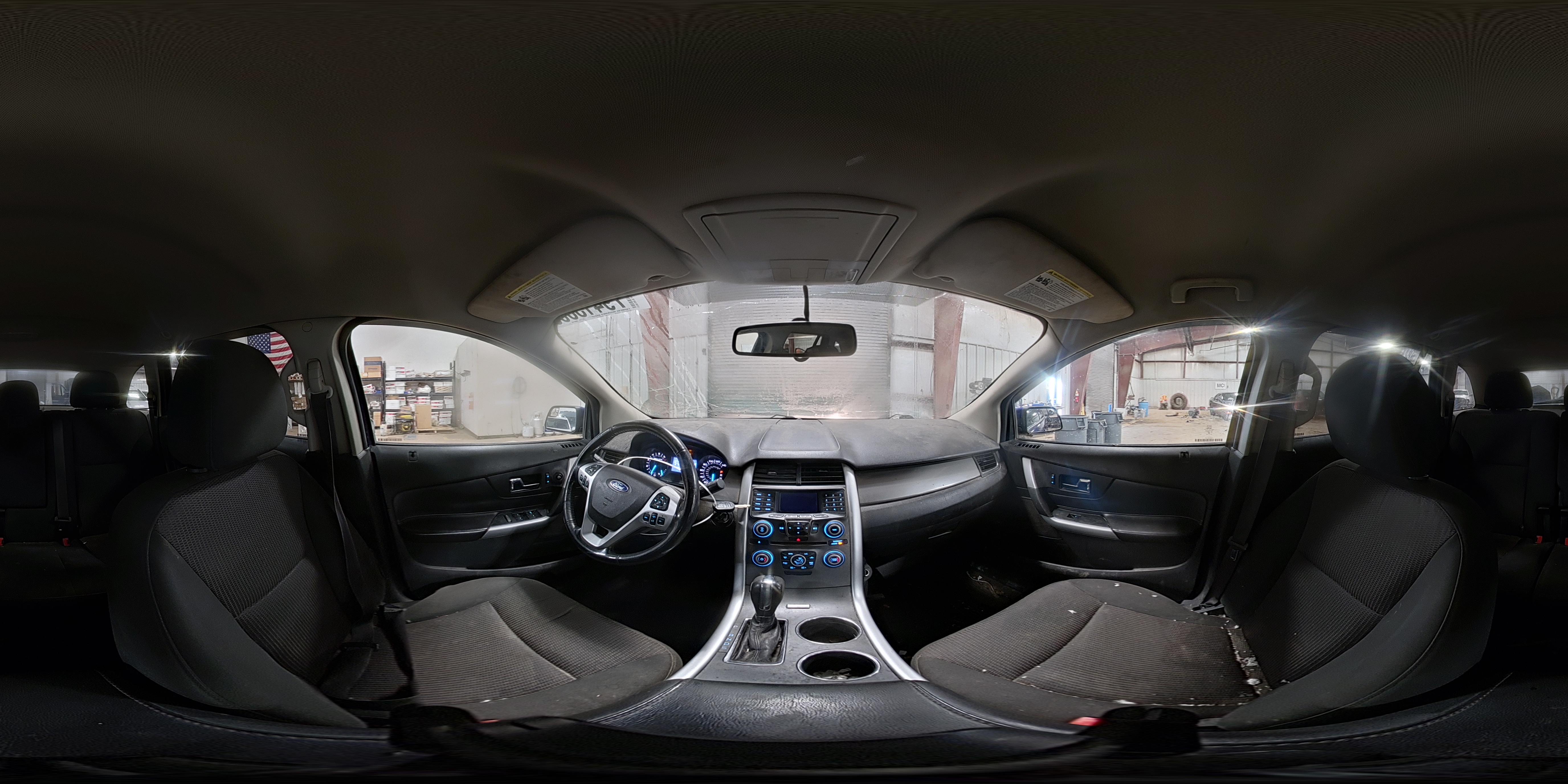 2013 Ford Edge Sel Blue vin: 2FMDK4JC5DBC78890