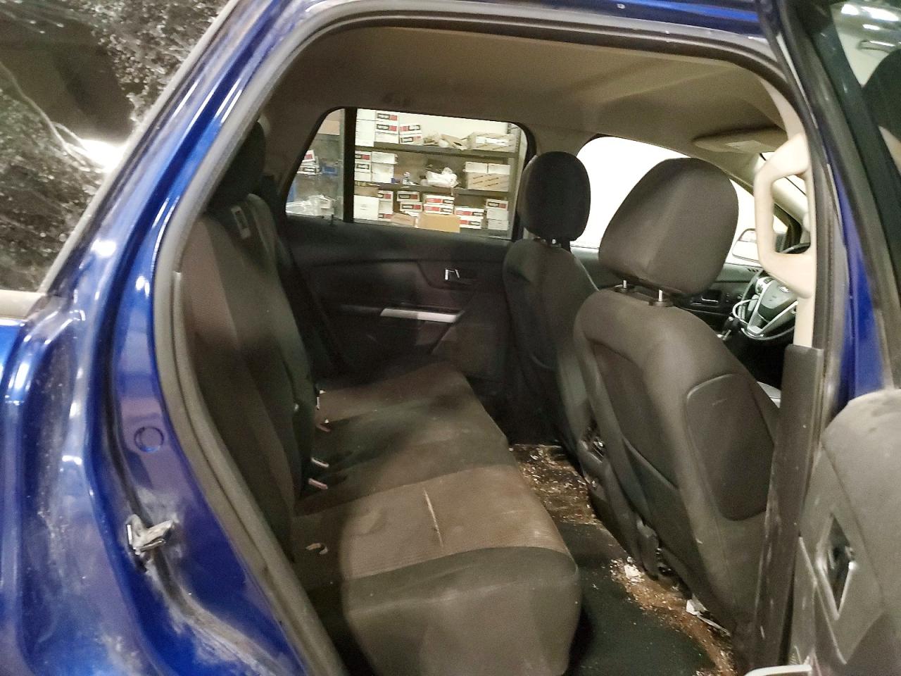 2013 Ford Edge Sel Blue vin: 2FMDK4JC5DBC78890